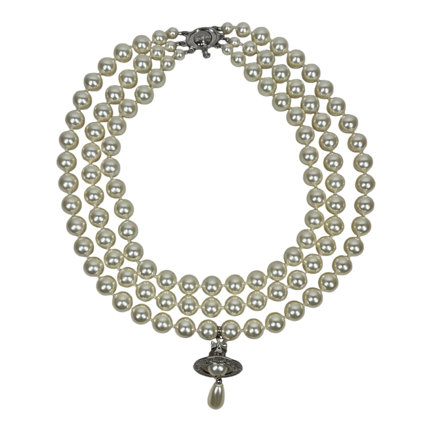 Vivienne Westwood/Necklace/Pearl/WHT/PEARL ORBS