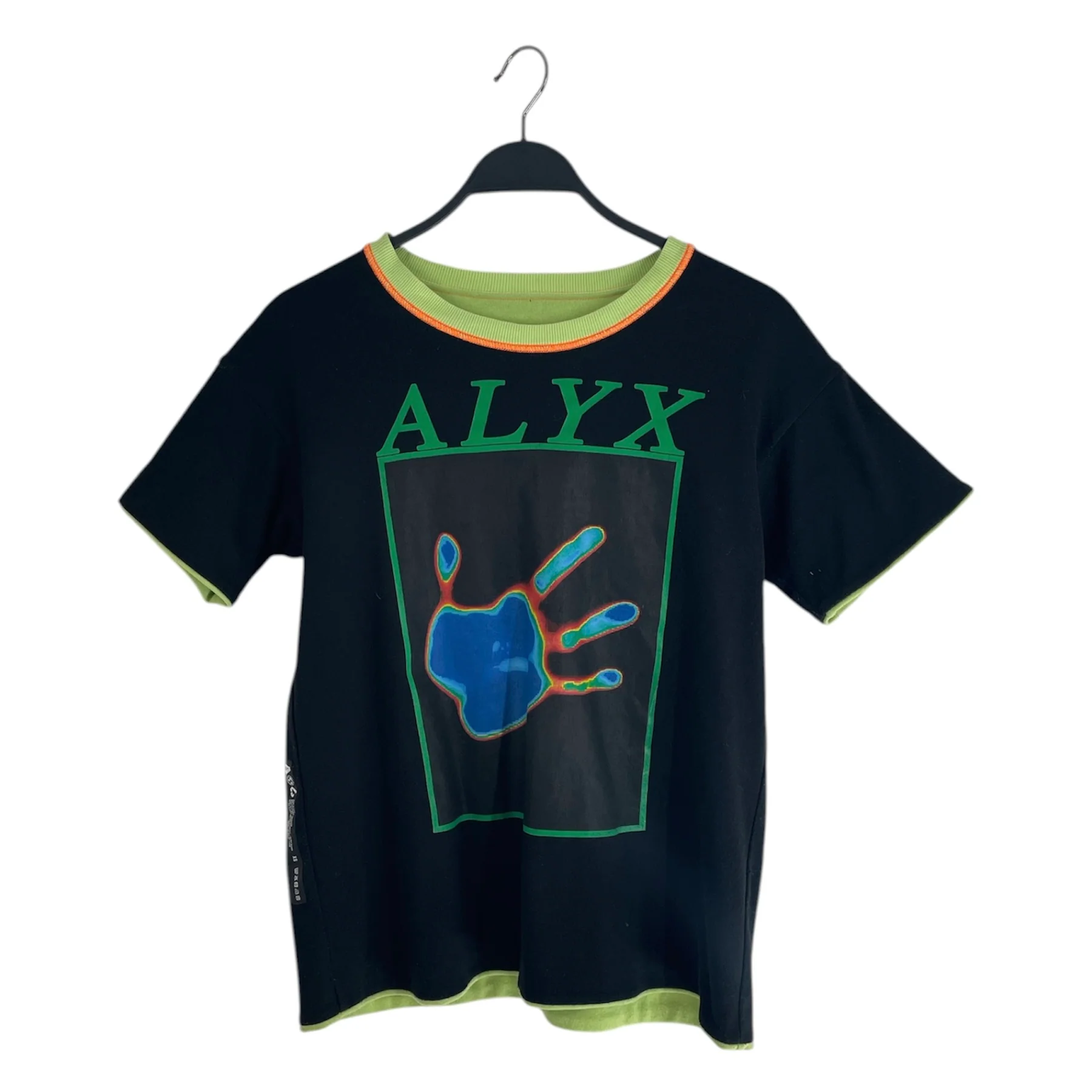 1017 ALYX 9SM(ALYX)/T-Shirt/M/Cotton/BLK/Graphic/THERMAL HAND\PUFF