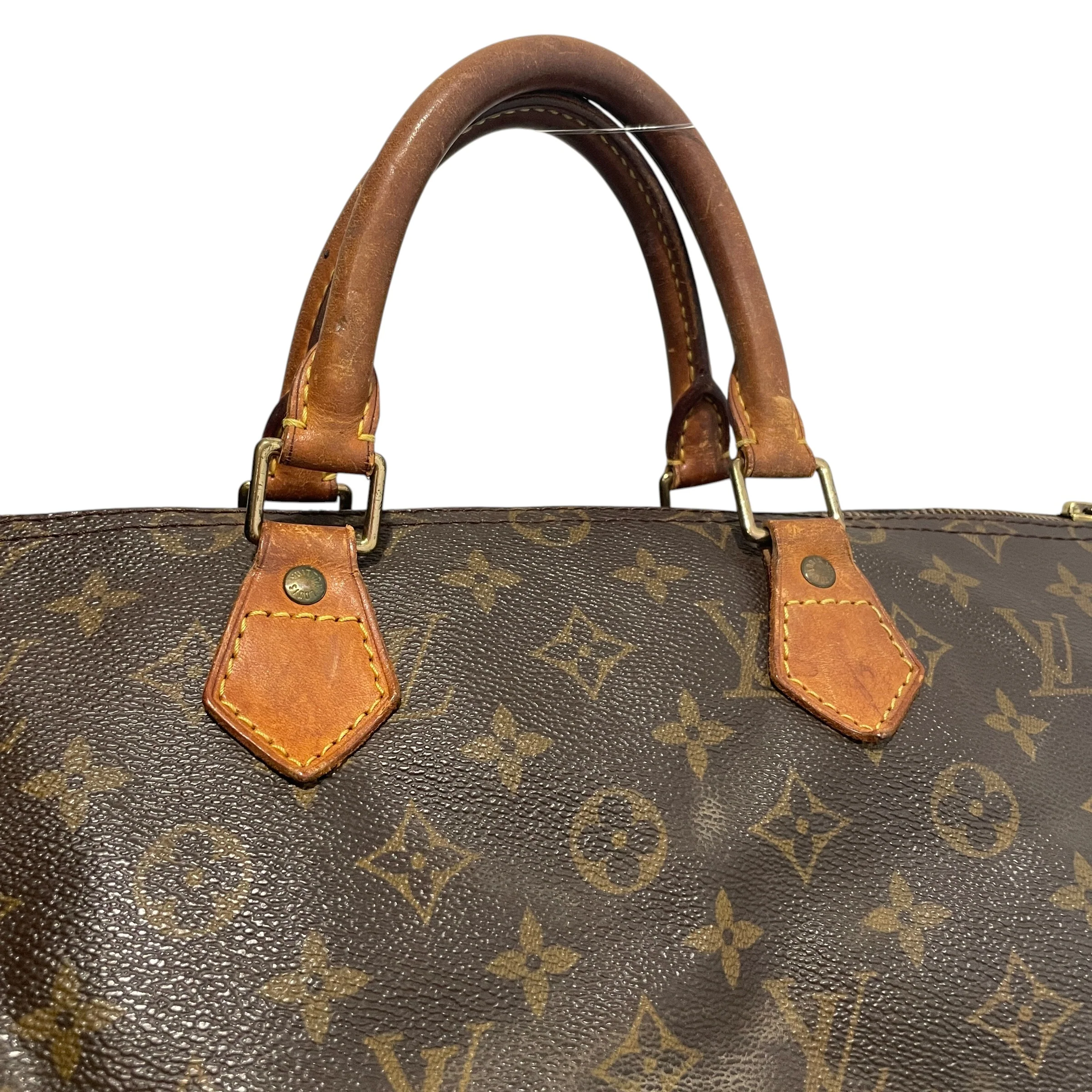 LOUIS VUITTON/Bag/Monogram/Leather/BRW/Speedy 35 mongram
