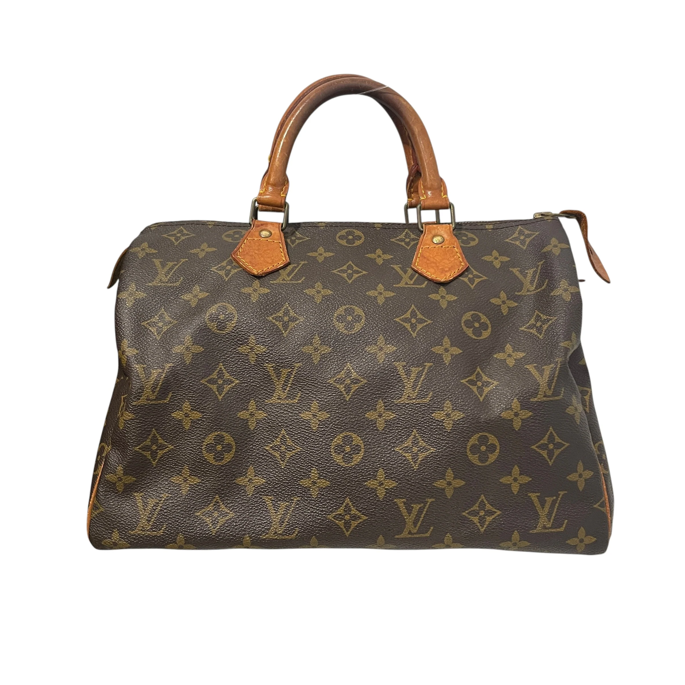 LOUIS VUITTON/Bag/Monogram/Leather/BRW/Speedy 30 mongram