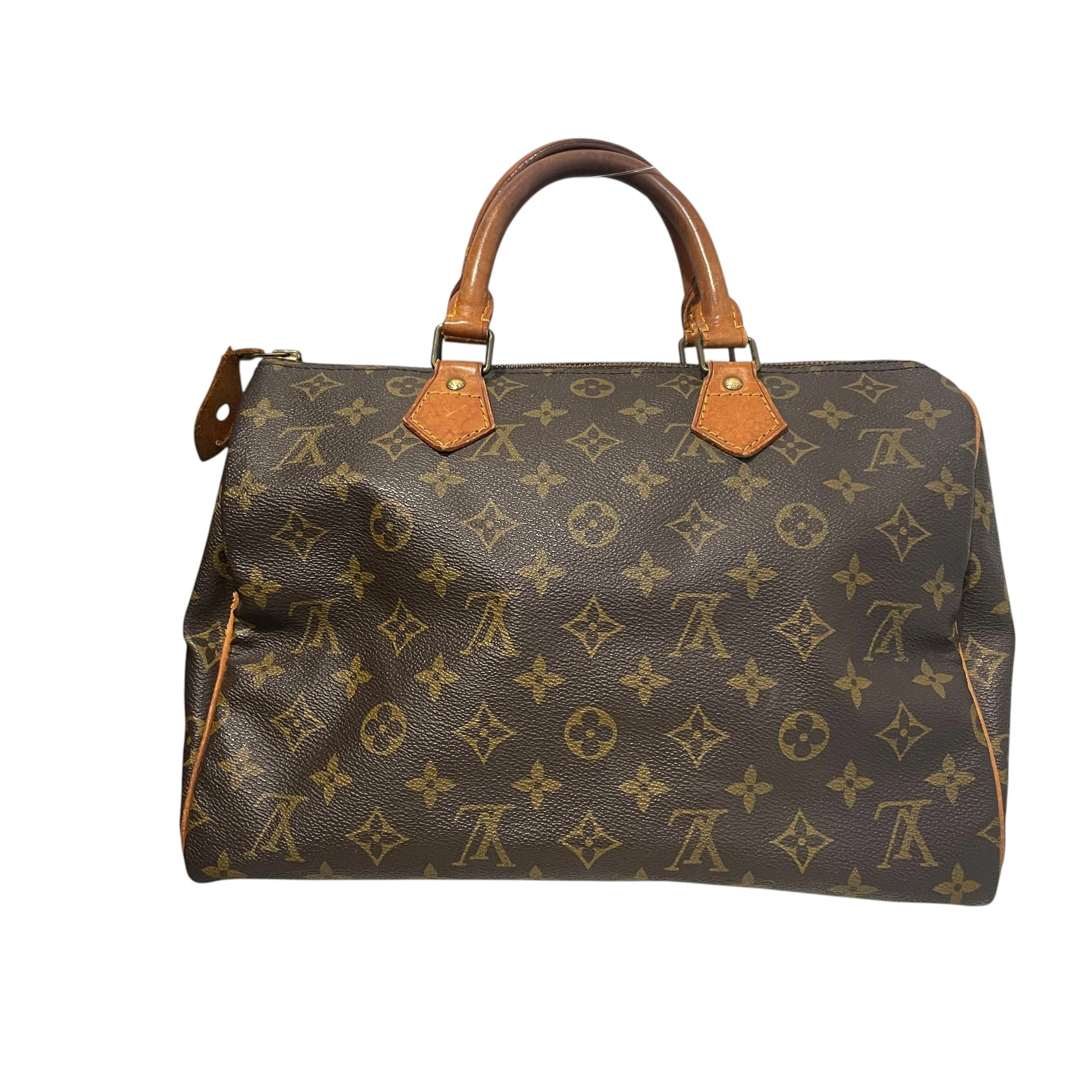 LOUIS VUITTON/Bag/Monogram/Leather/BRW/Speedy 30 mongram