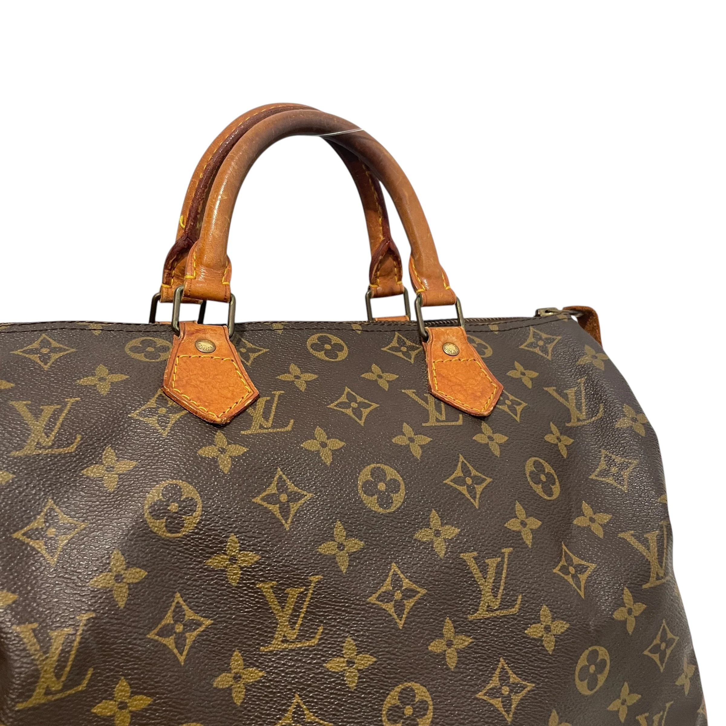 LOUIS VUITTON/Bag/Monogram/Leather/BRW/Speedy 30 mongram