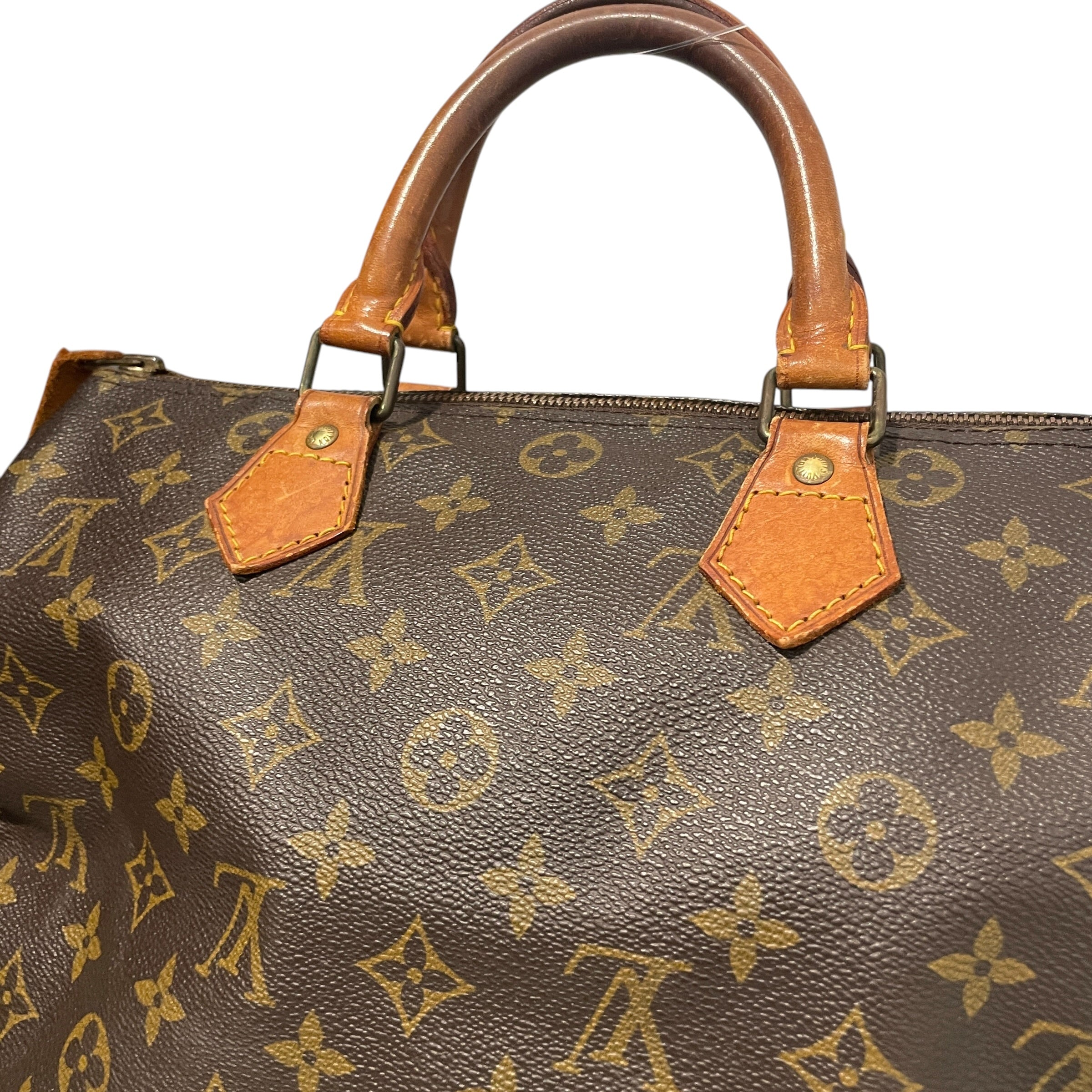 LOUIS VUITTON/Bag/Monogram/Leather/BRW/Speedy 30 mongram