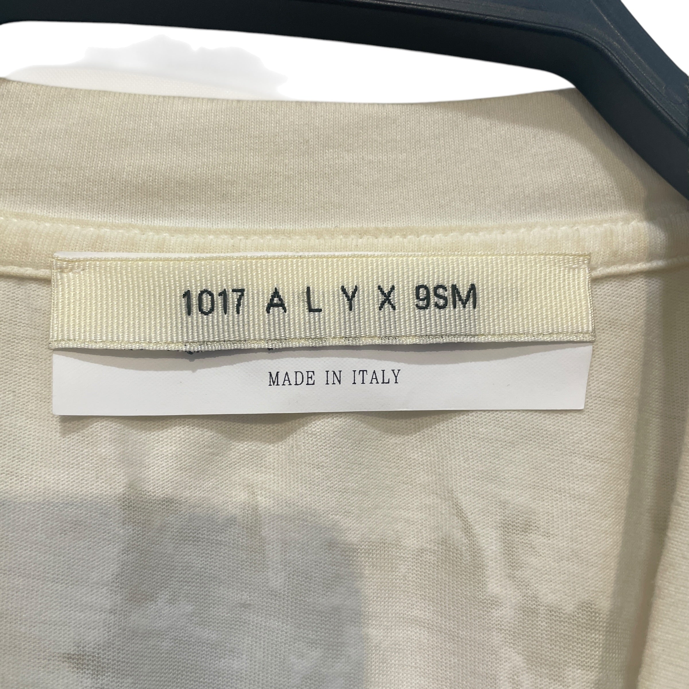 1017 ALYX 9SM(ALYX)/T-Shirt/S/Cotton/CRM/All Over Print/Logo-Print Detail T-shirt