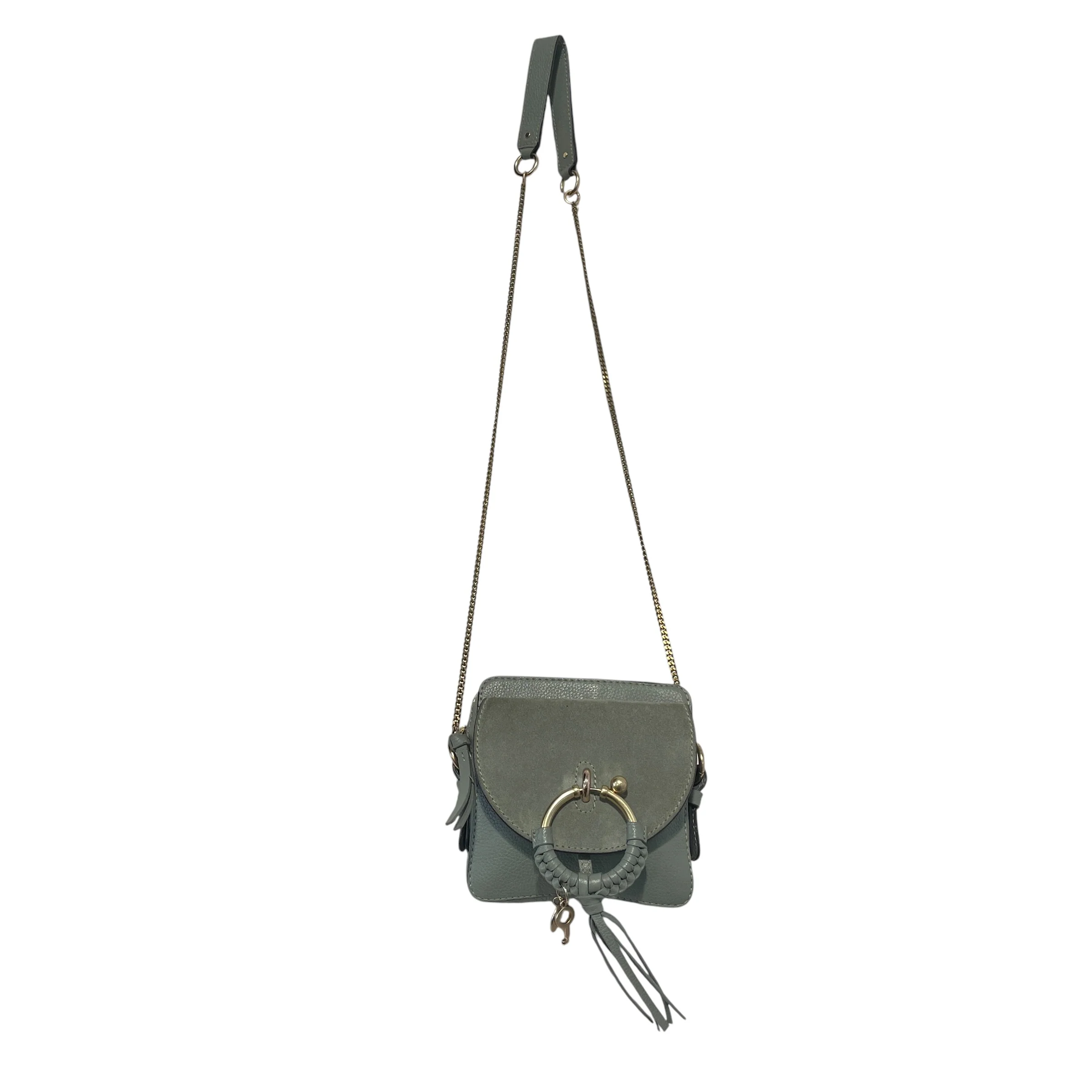 SEE BY CHLOE/Bag/Monogram/Leather/GRN/Joan Small Green BAf
