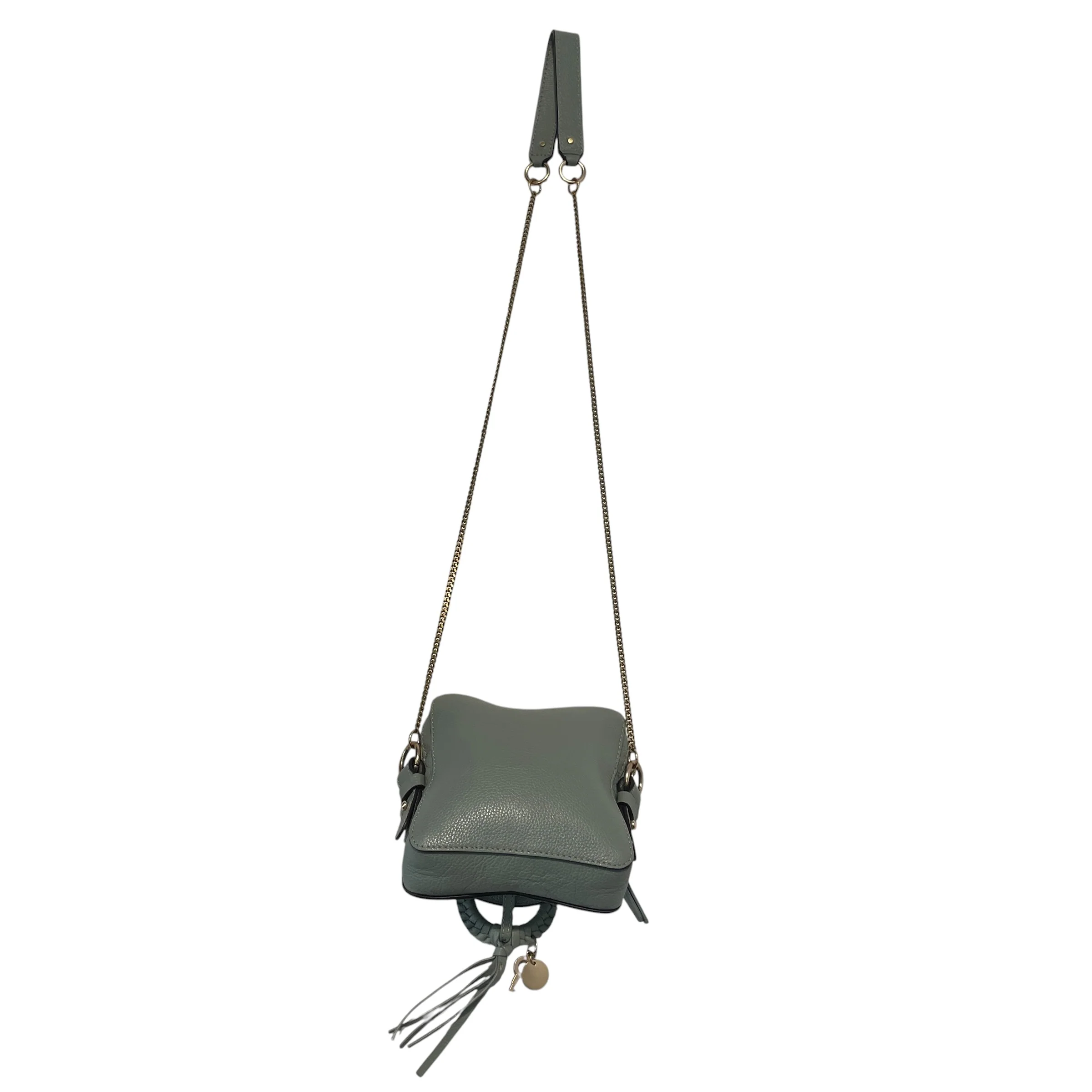 SEE BY CHLOE/Bag/Monogram/Leather/GRN/Joan Small Green BAf