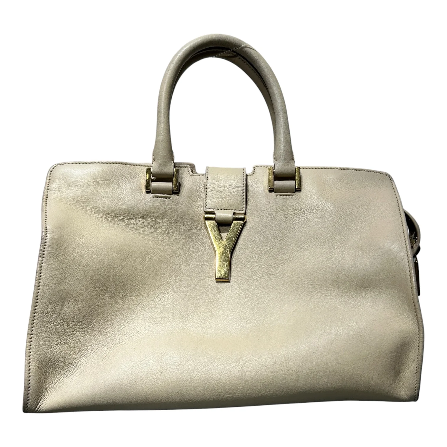 SAINT LAURENT/Hand Bag/Leather/BEG/