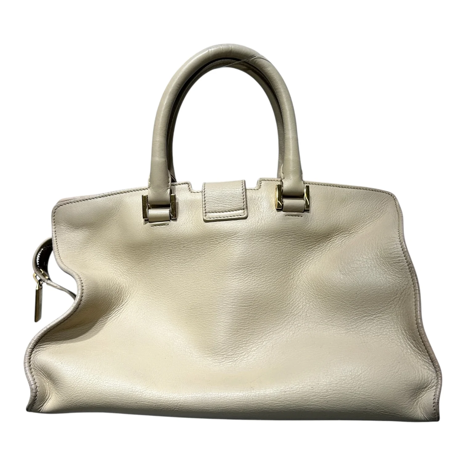 SAINT LAURENT/Hand Bag/Leather/BEG/