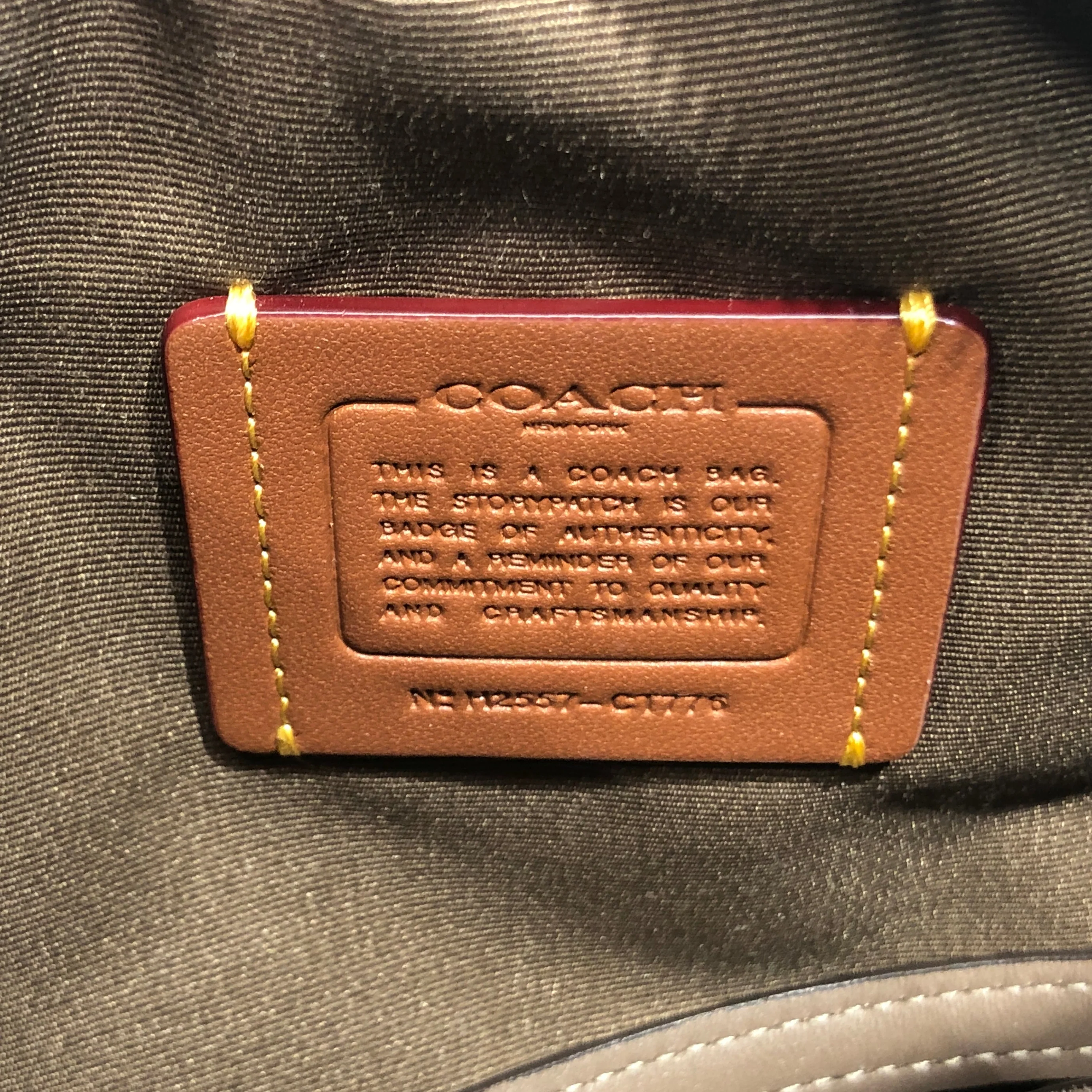 COACH/Hand Bag/Leather/BEG/