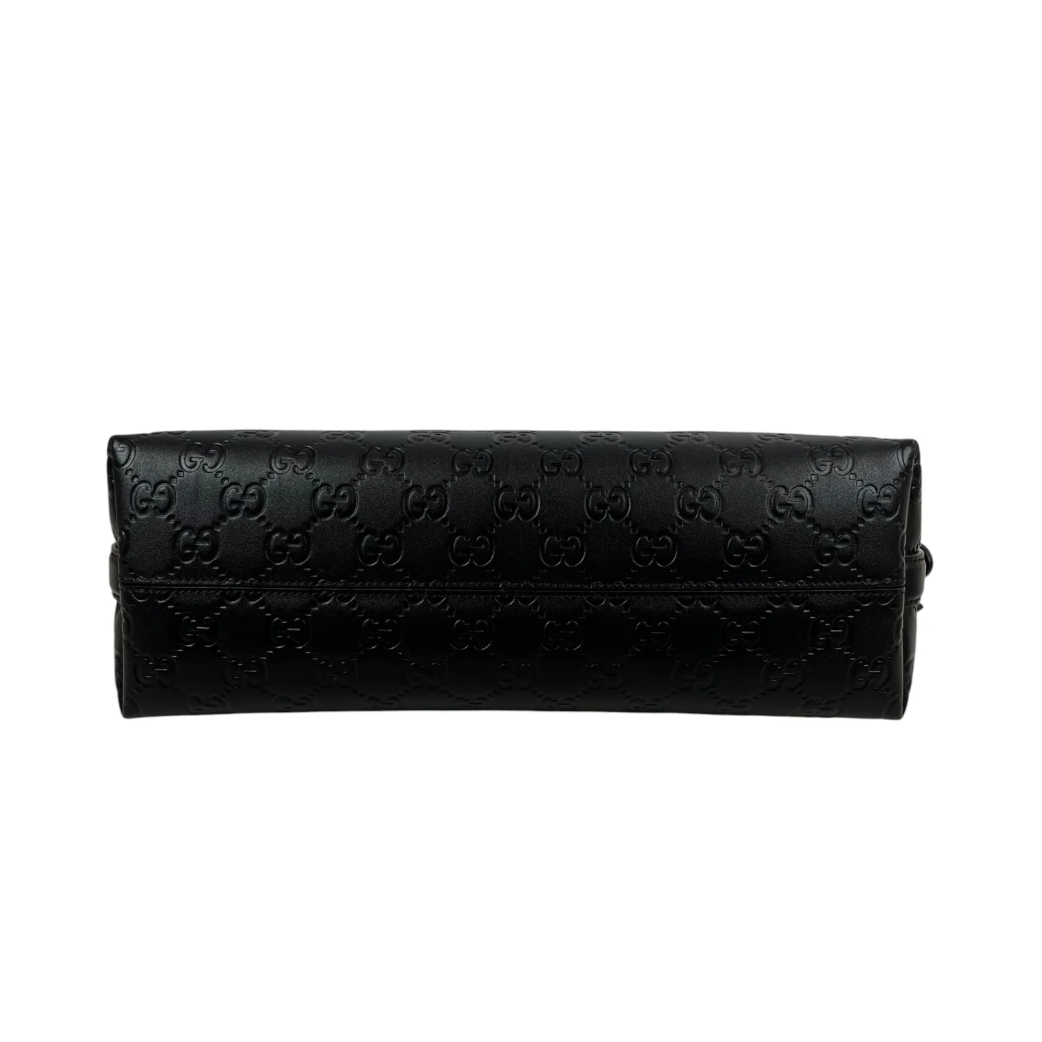 GUCCI/Bag/Leather/BLK/GG EMBLEM EMBOSSED