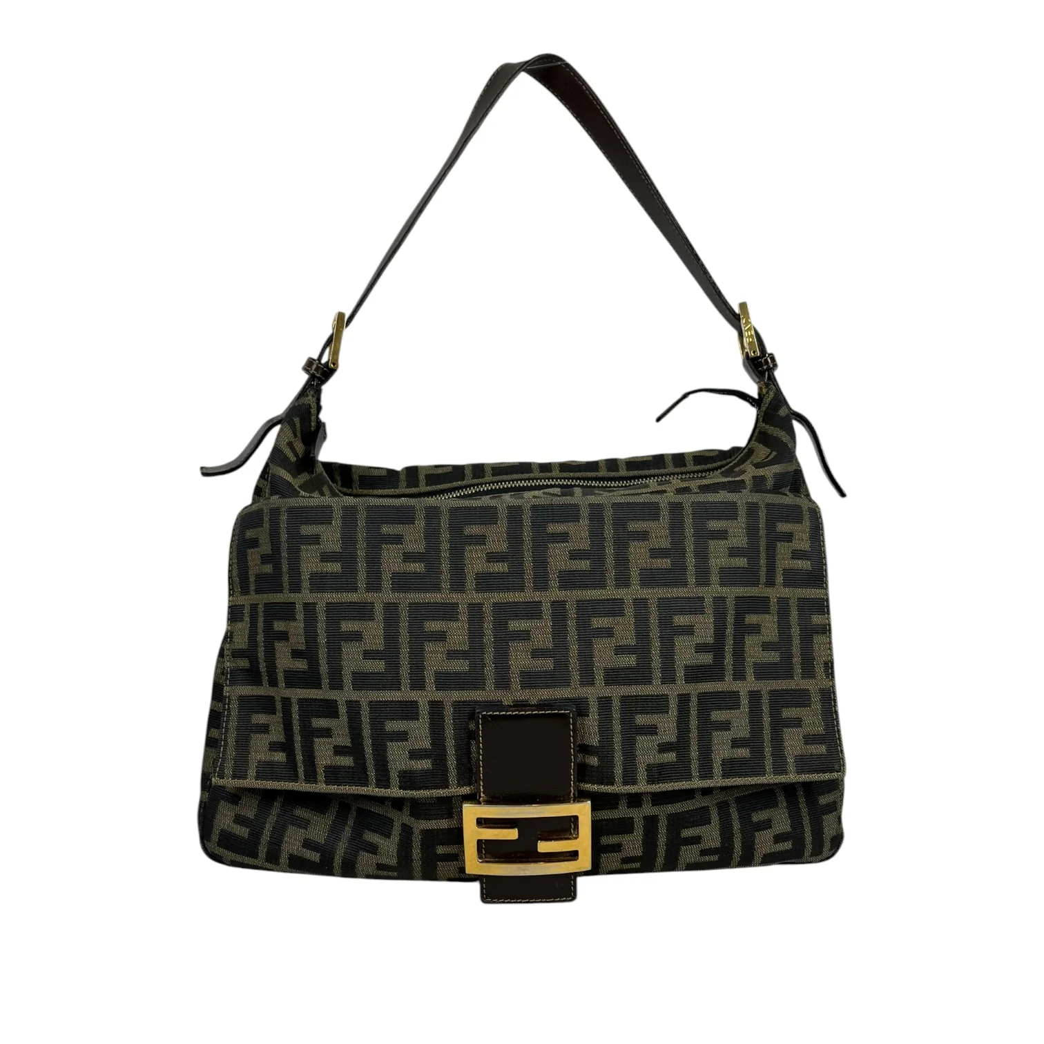 FENDI/Bag/Monogram/Cotton/KHK/ZUCA MAMA BAGUETTE