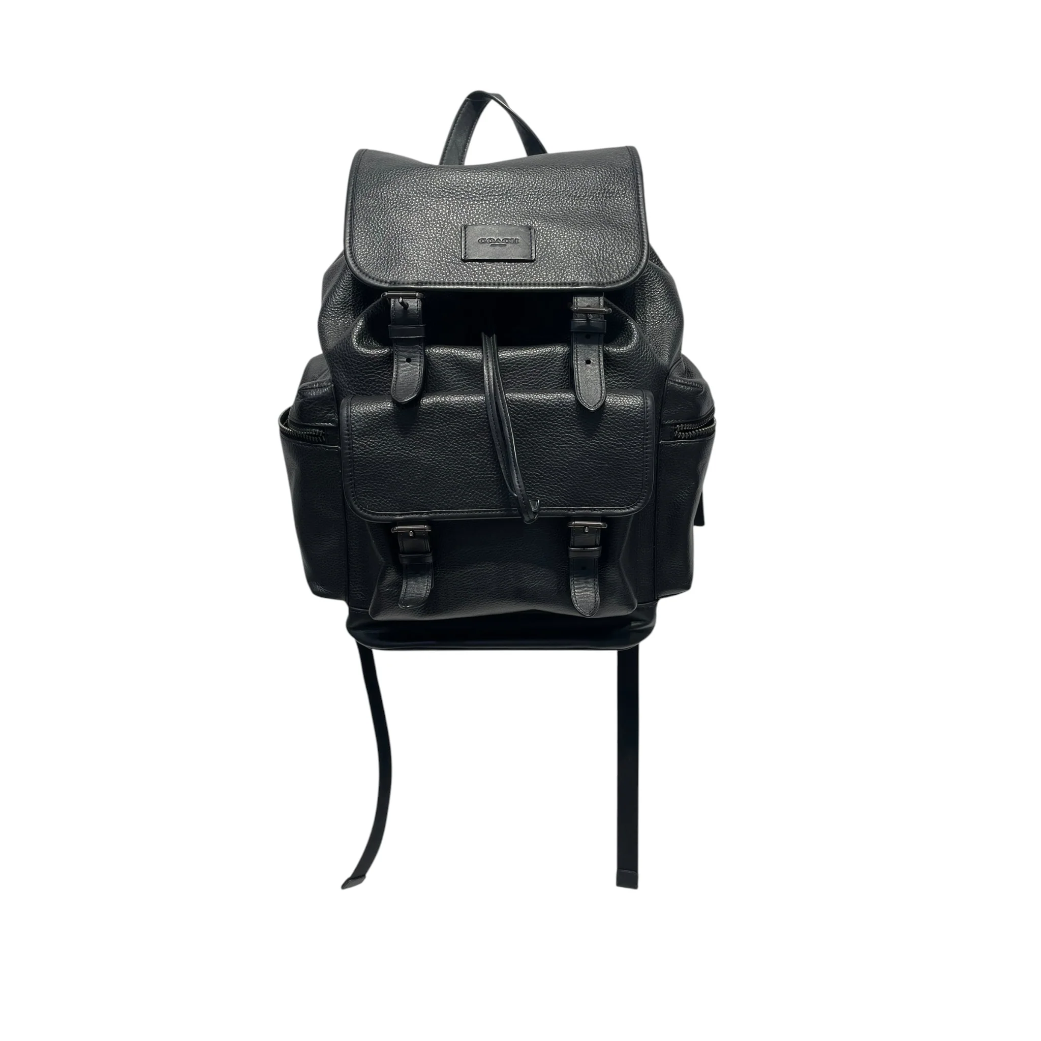 COACH/Backpack/Leather/BLK/