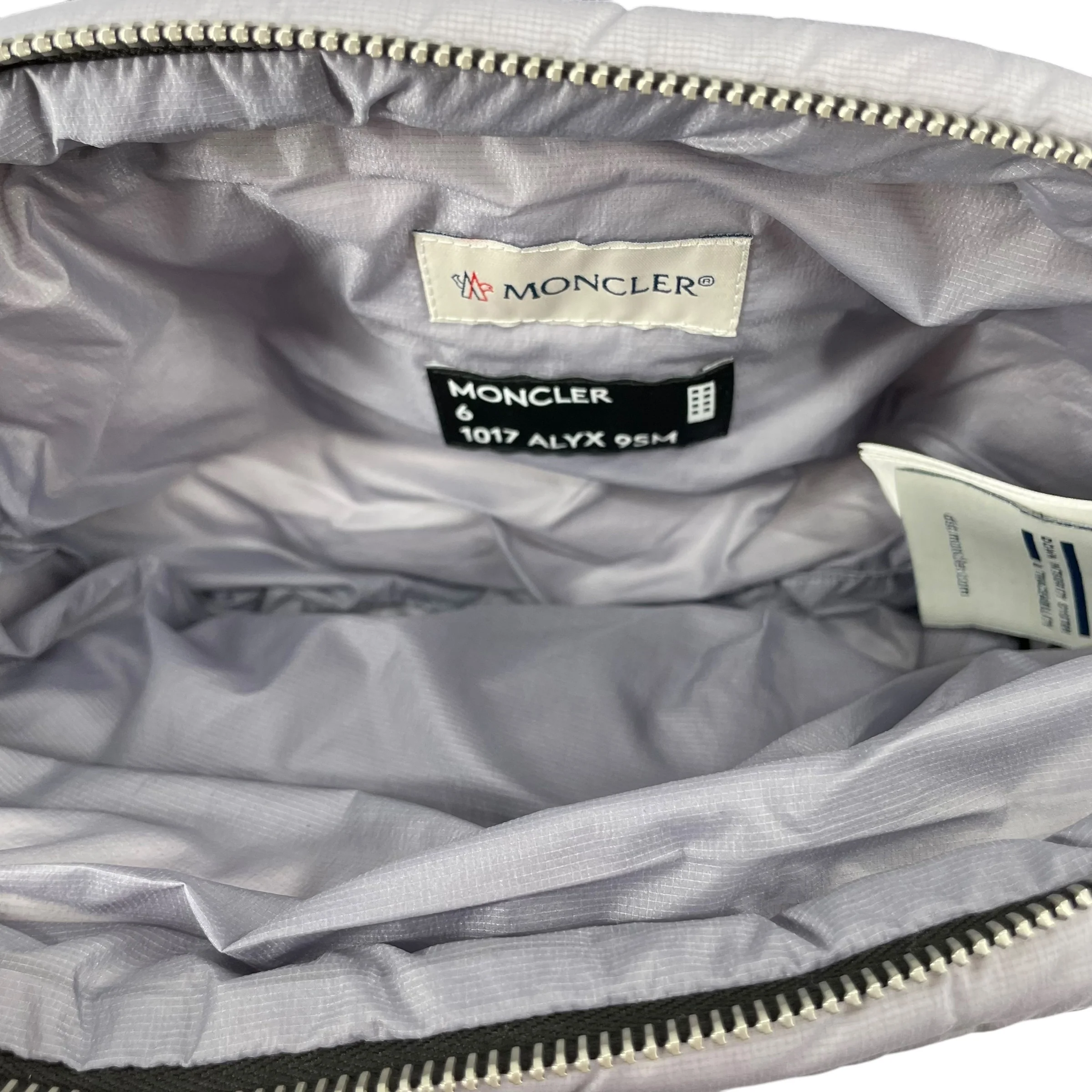 MONCLER/1017 ALYX 9SM(ALYX)/Cross Body Bag/Nylon/PPL/PUFFER FANNY / SLV CLIP