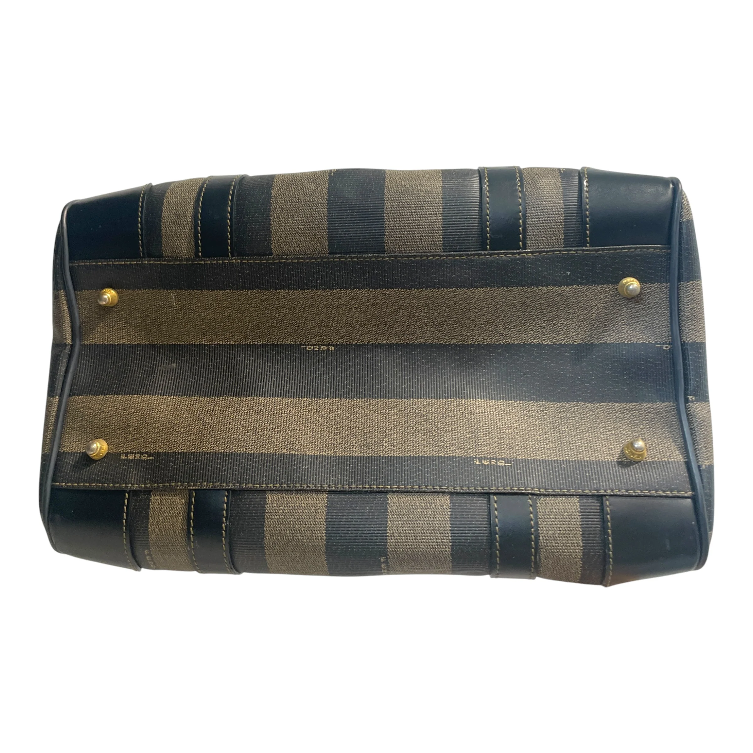 585-fendi-boston-bag-stripe-leather-brw-pequin-striped-boston-bag-5.webp FENDI/Boston Bag/Stripe/Leather/BRW/Pequin Striped Boston Bag