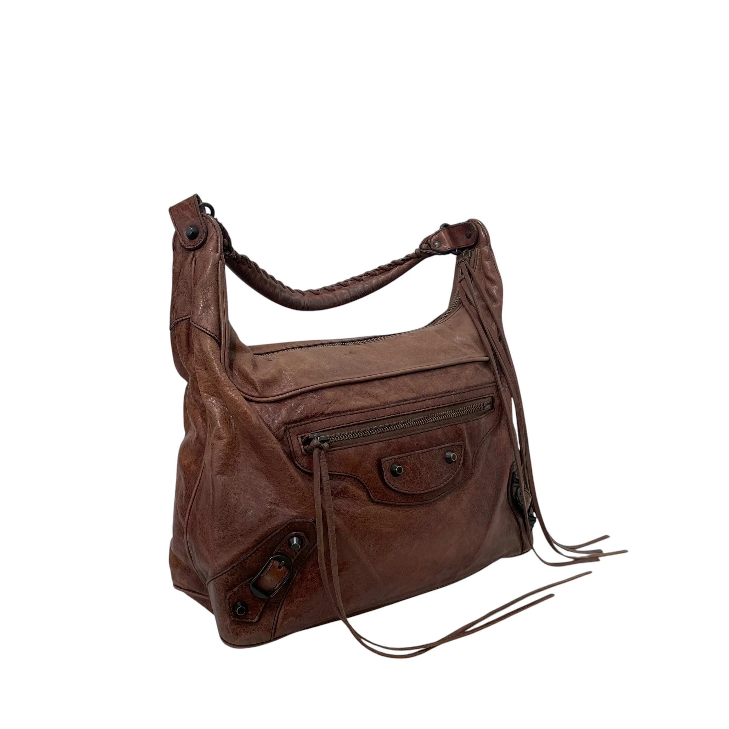 BALENCIAGA/Bag/Leather/BRW/