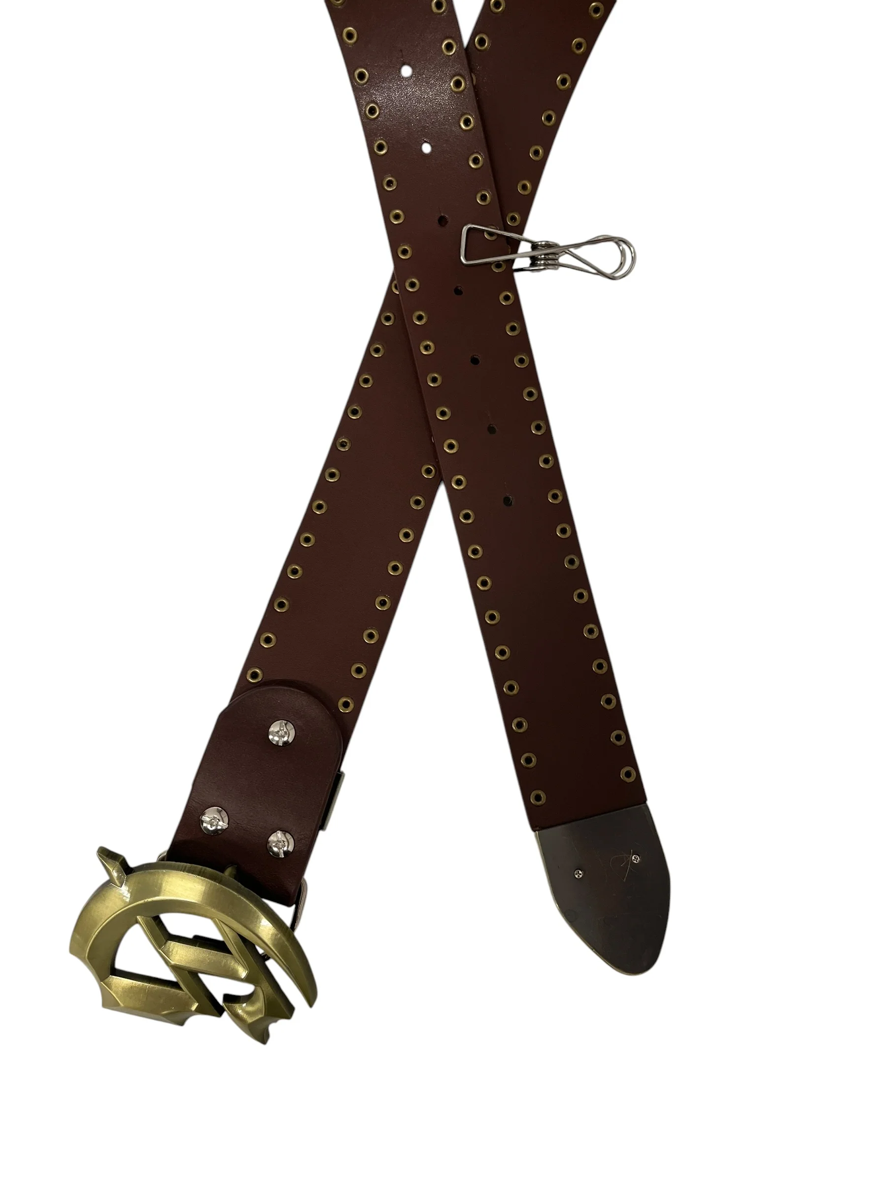 GODSPEED NEW YORK/Belt/Leather/BRW/FORGED GS STUDDED BELT