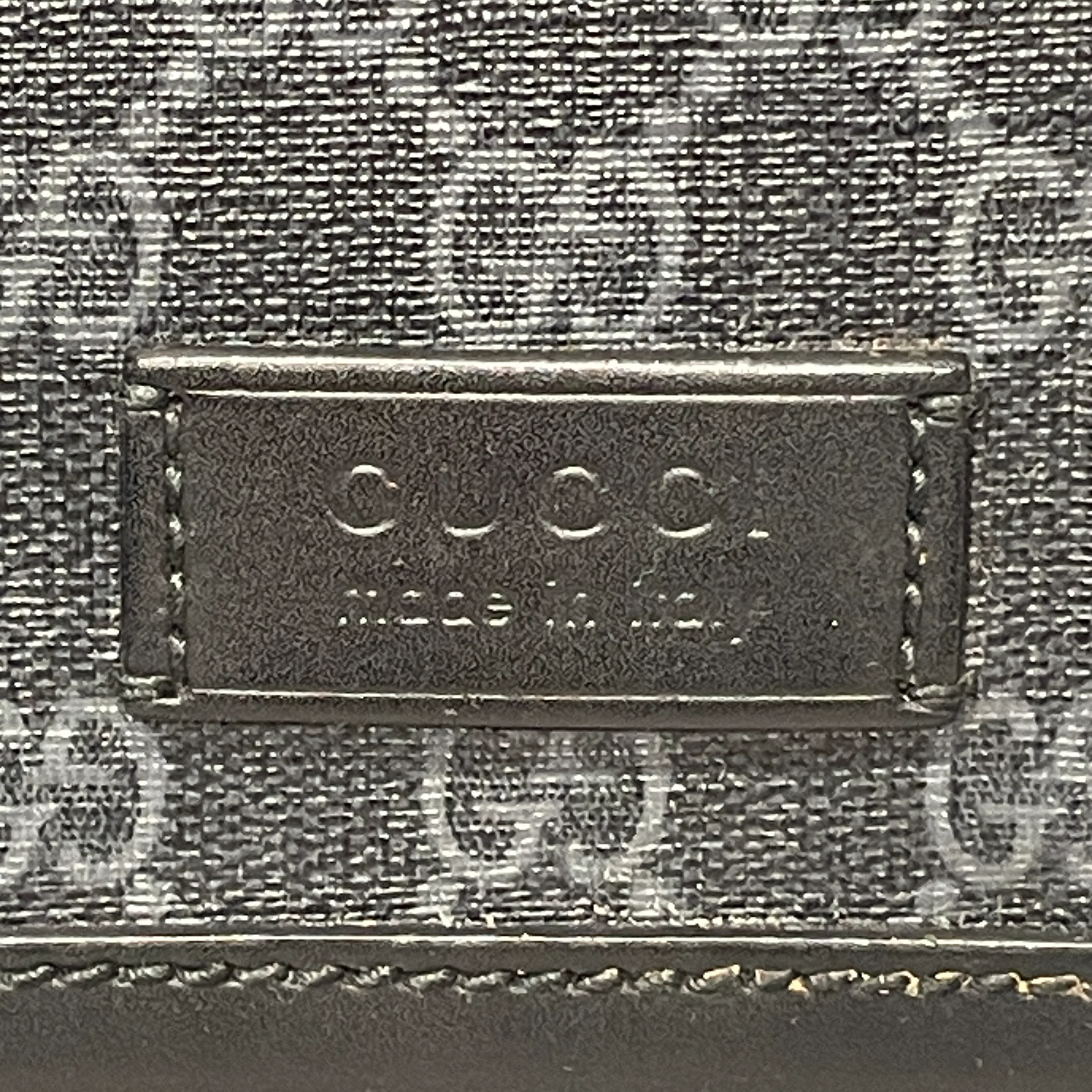 GUCCI/Bag/Monogram/Cotton/BLK/FLAP MESSANGER GG SUPREME