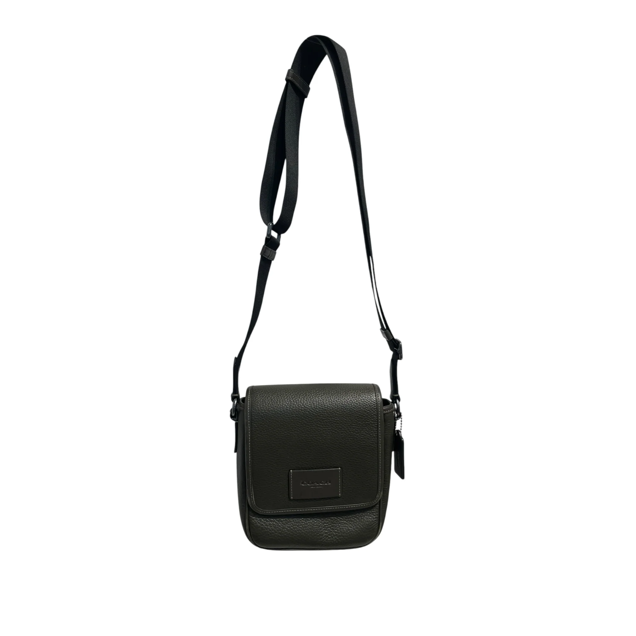 COACH/Cross Body Bag/Leather/KHK/LUCAS COACH BAG