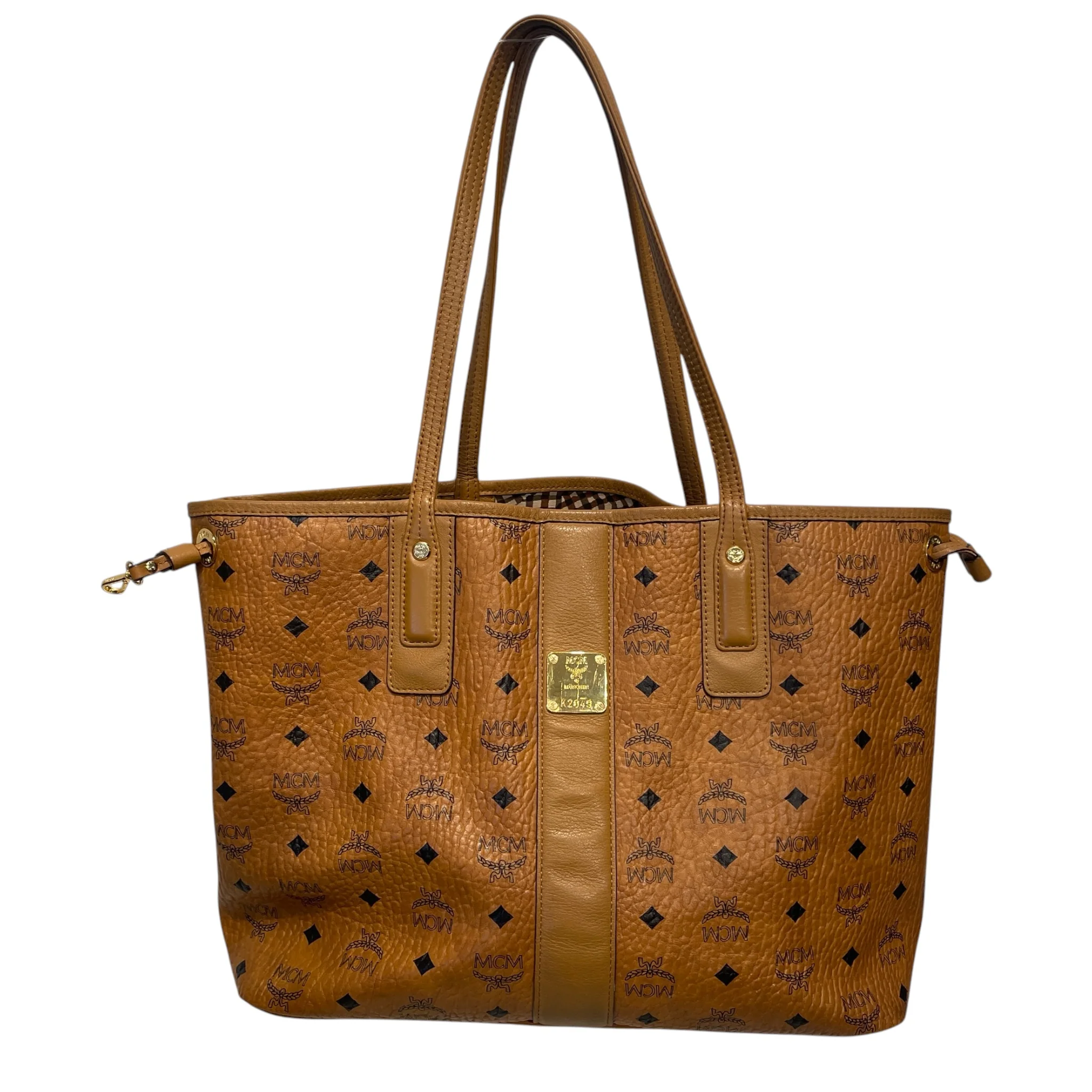MCM/Tote Bag/Monogram/Leather/ORN/VISETOS TOTE