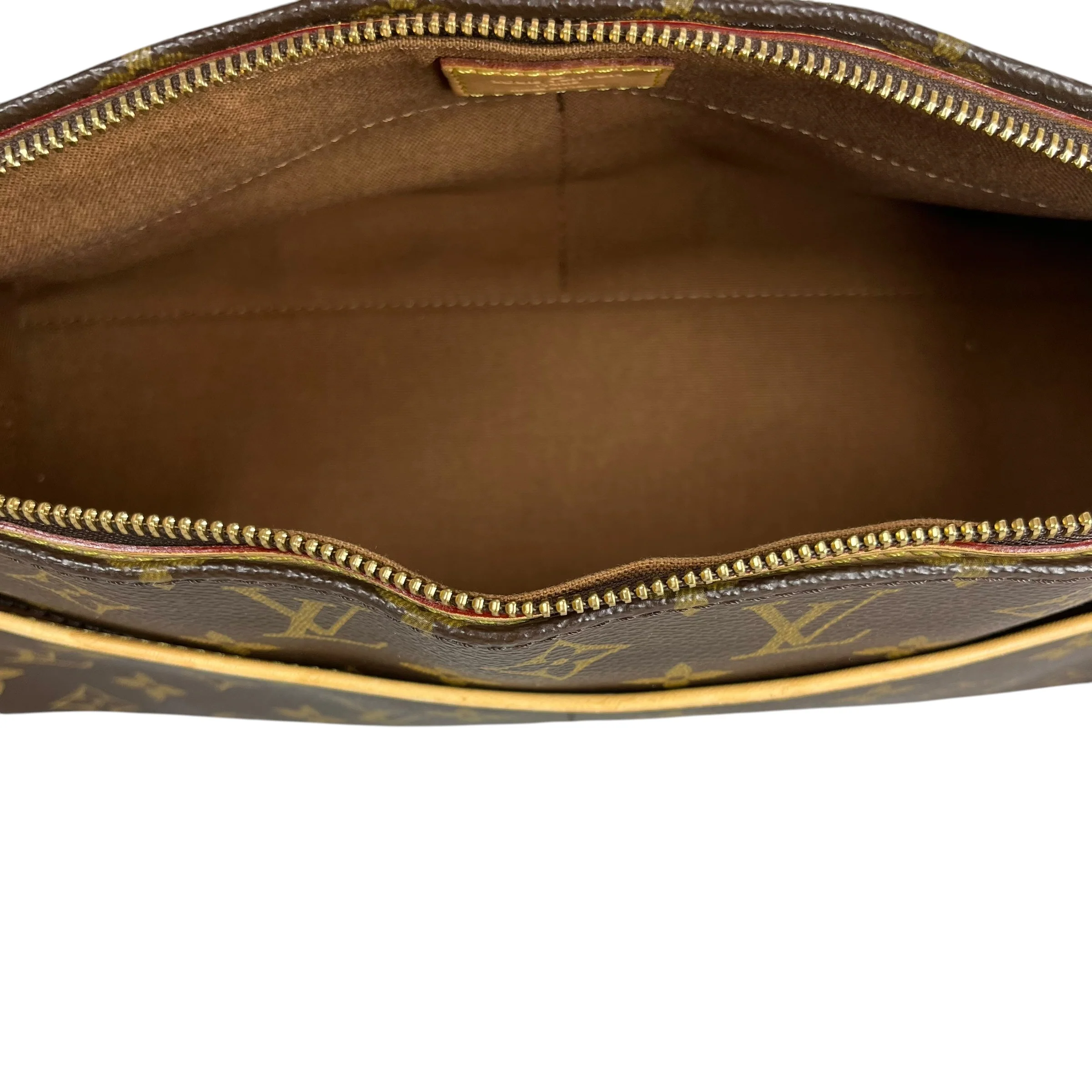LOUIS VUITTON/Cross Body Bag/Monogram/Leather/BRW/popincourt long shoulder bag