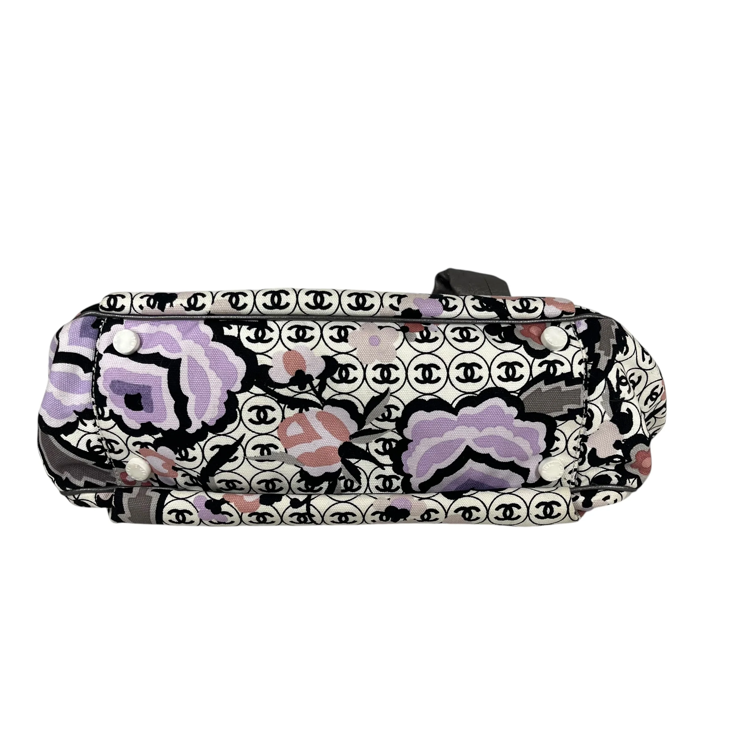 CHANEL/Tote Bag/Floral Pattern/Cotton/PNK/caneilla tote