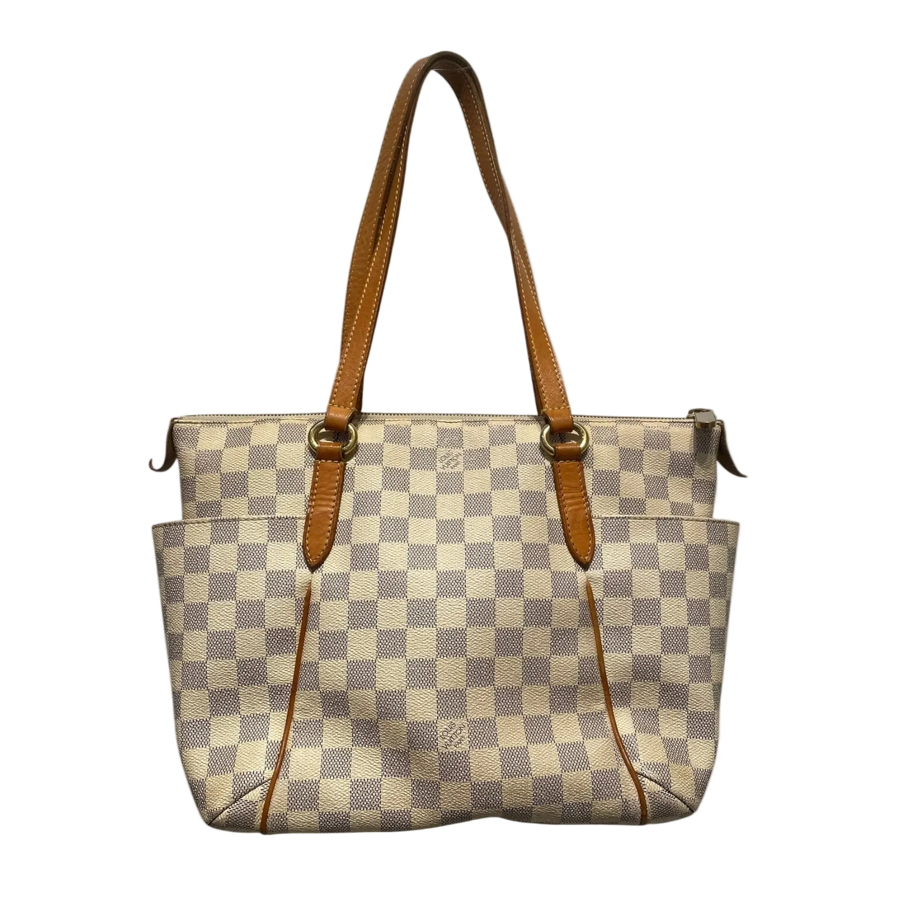 LOUIS VUITTON/Tote Bag/Monogram/WHT/Totally PM Damier Azur Canvas