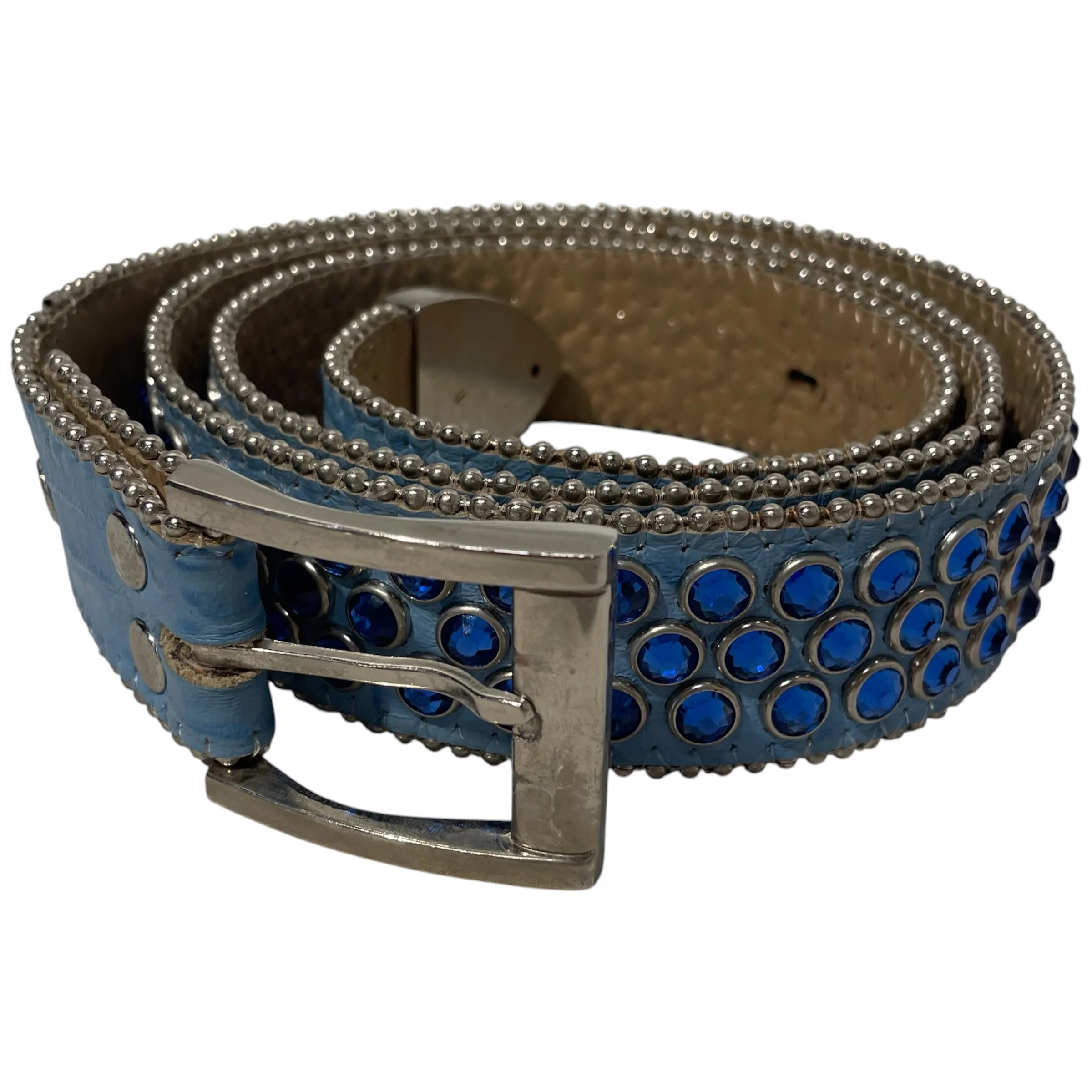 b.b.simon/Belt/Leather/BLU/