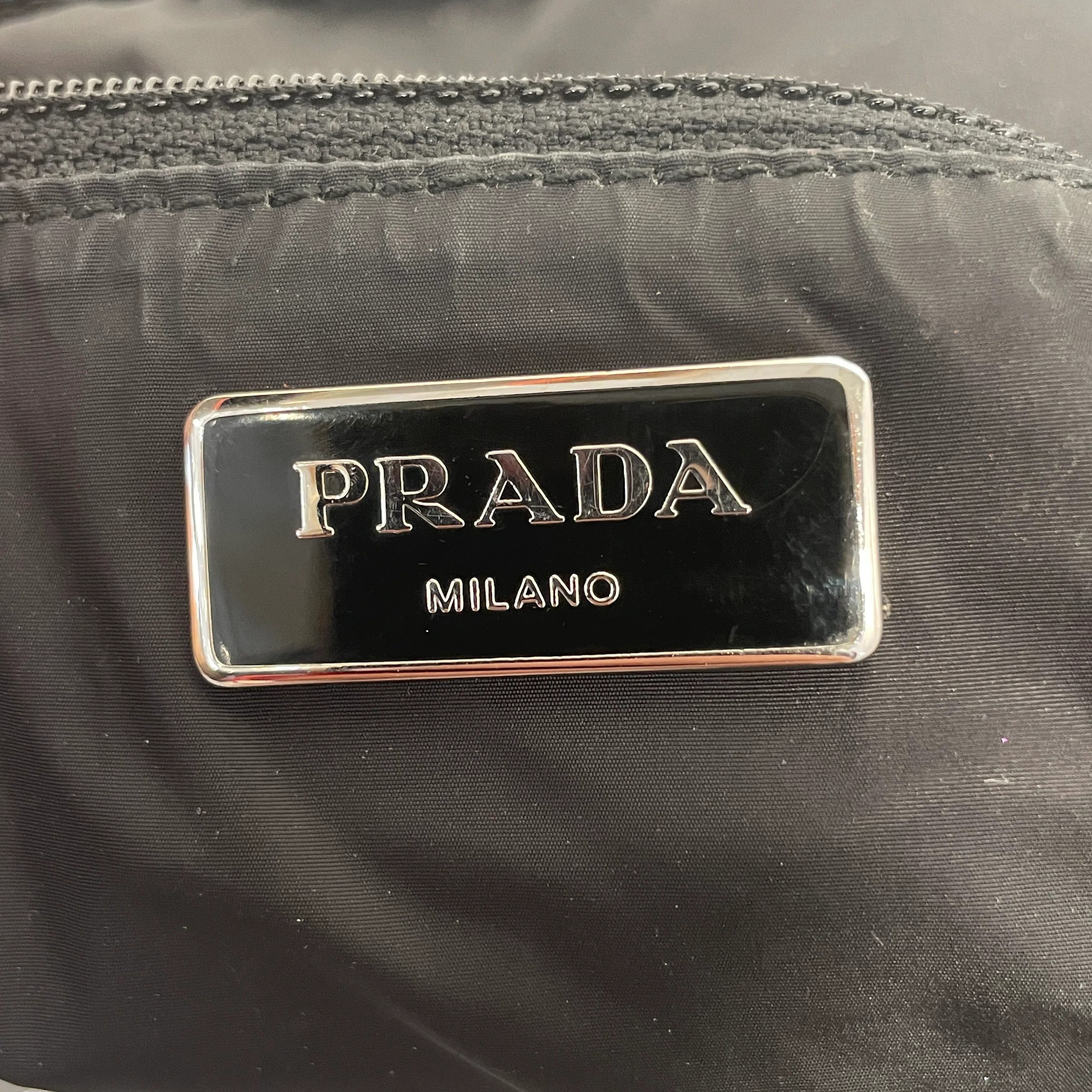PRADA/Tote Bag/Floral Pattern/Nylon/BLU/TESSUTO STAMPATO FLORAL