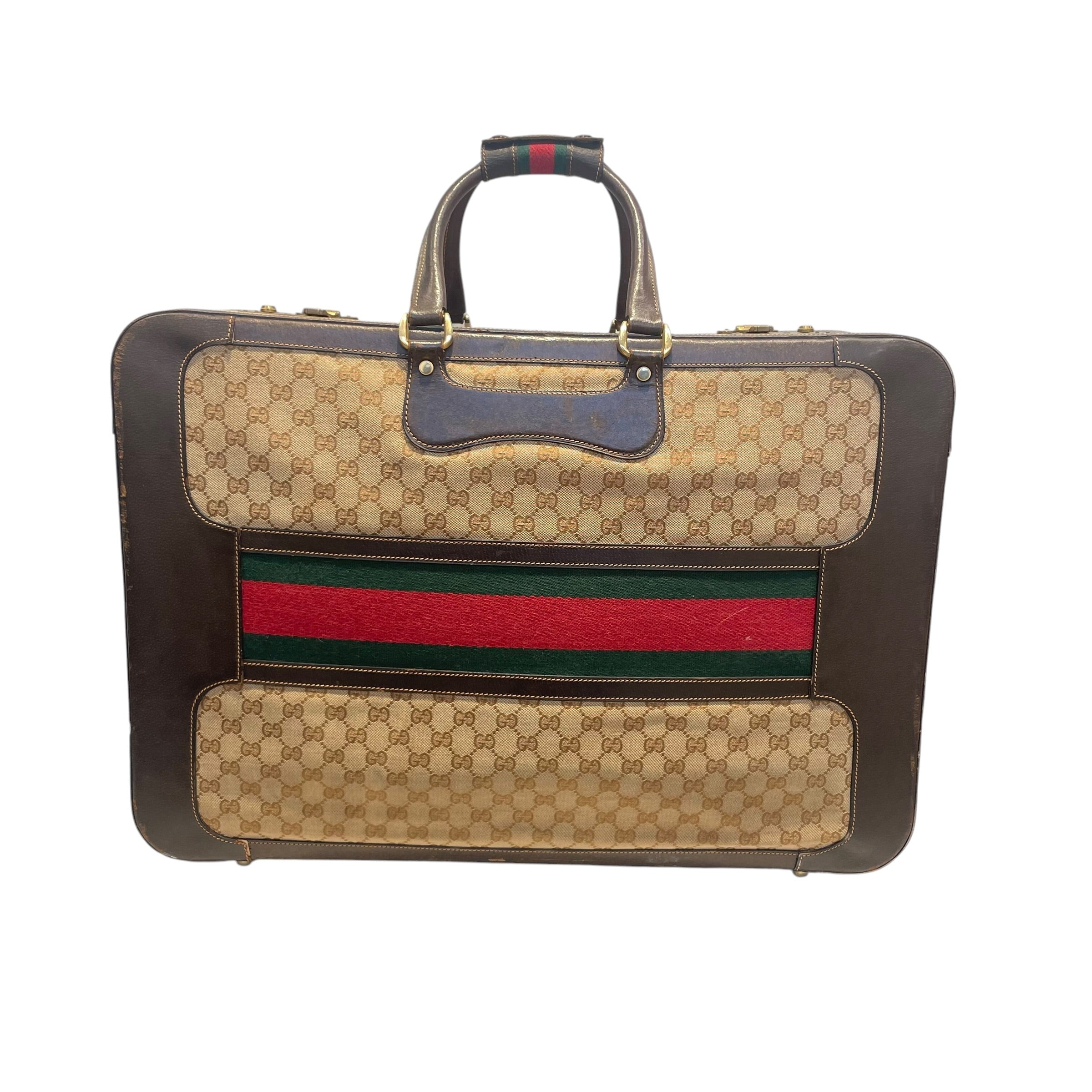 GUCCI/Luggage/Monogram/CML/SUITCASE HOUSE STRIPES