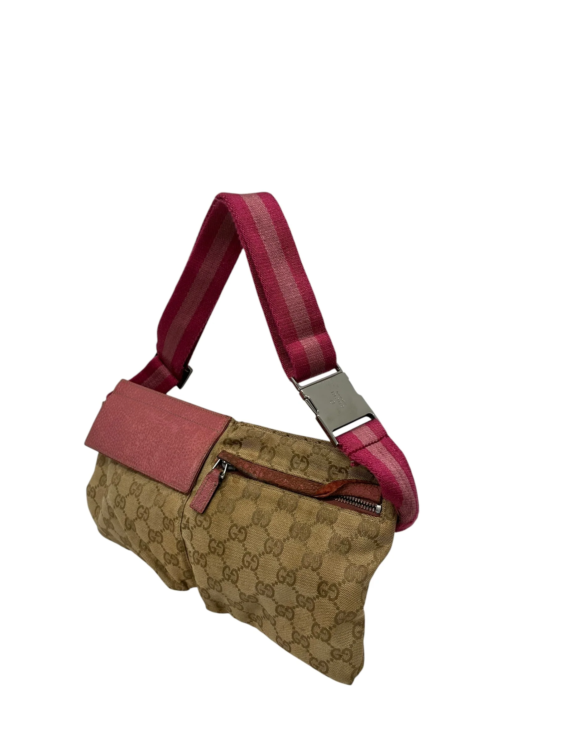 GUCCI/Fanny Pack/Monogram/Cotton/BEG/28566 203887
