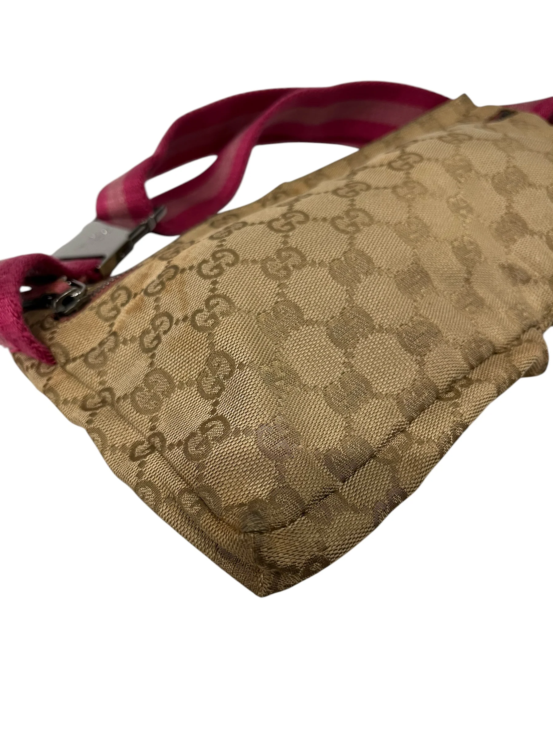 GUCCI/Fanny Pack/Monogram/Cotton/BEG/28566 203887