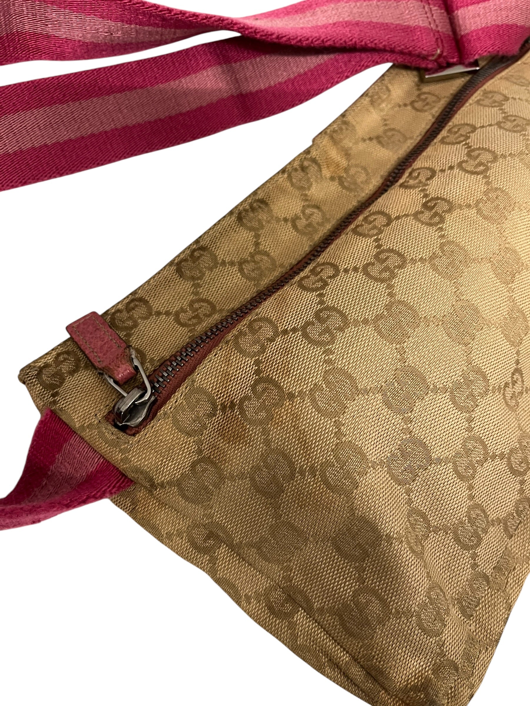 GUCCI/Fanny Pack/Monogram/Cotton/BEG/28566 203887