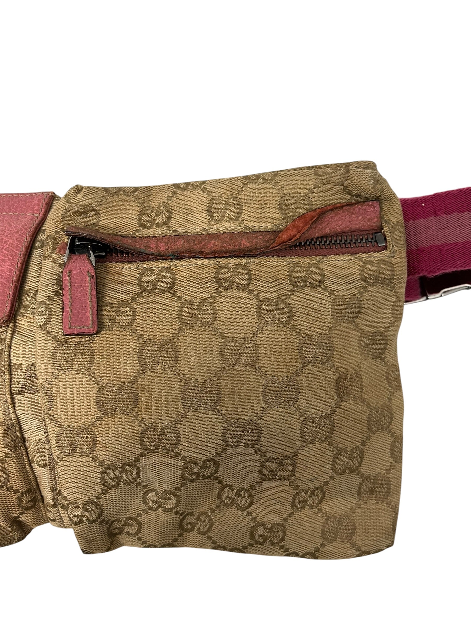 GUCCI/Fanny Pack/Monogram/Cotton/BEG/28566 203887