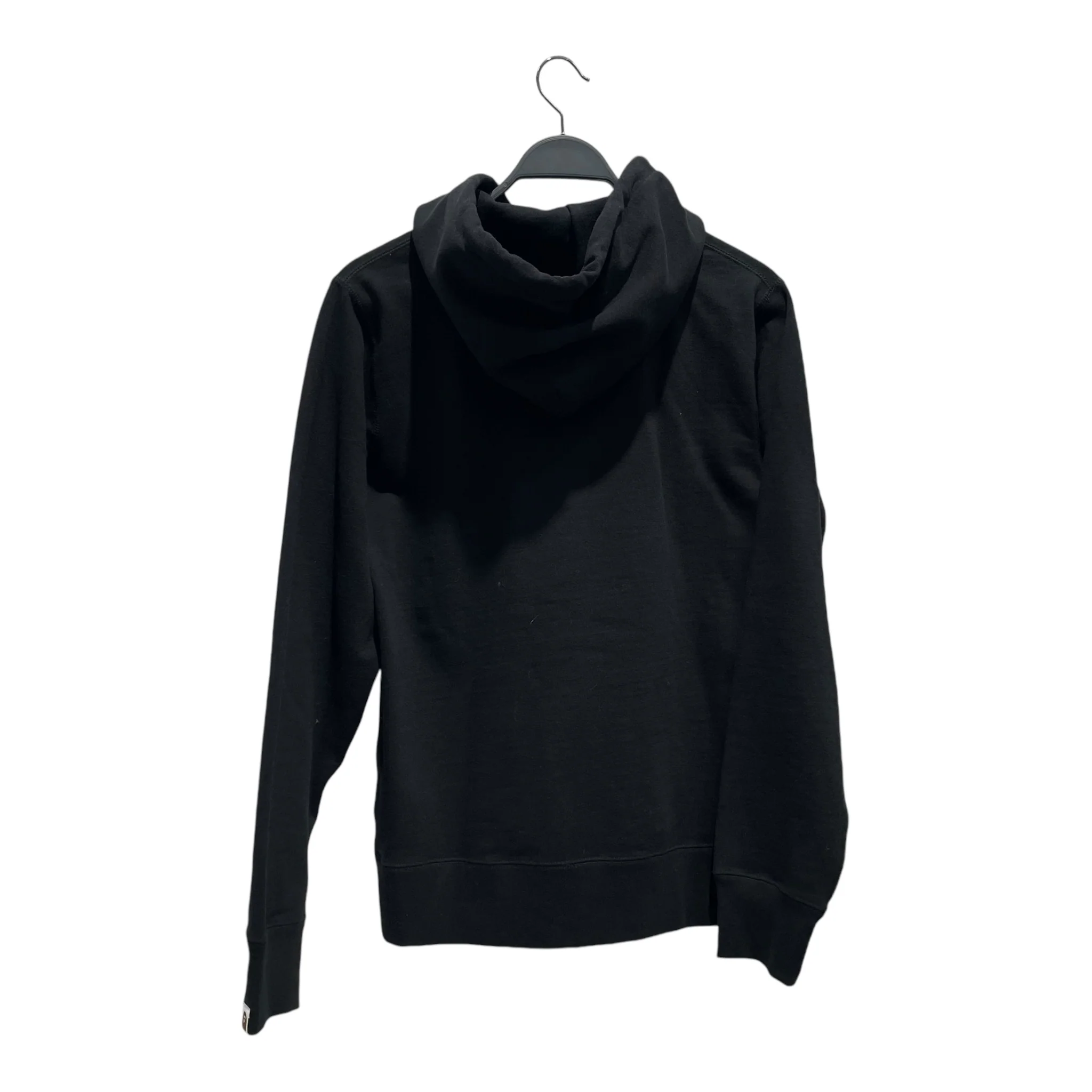 BAPE/Hoodie/L/Graphic/Cotton/BLK/APE SNOWMAN COLLEGE PULLOVER
