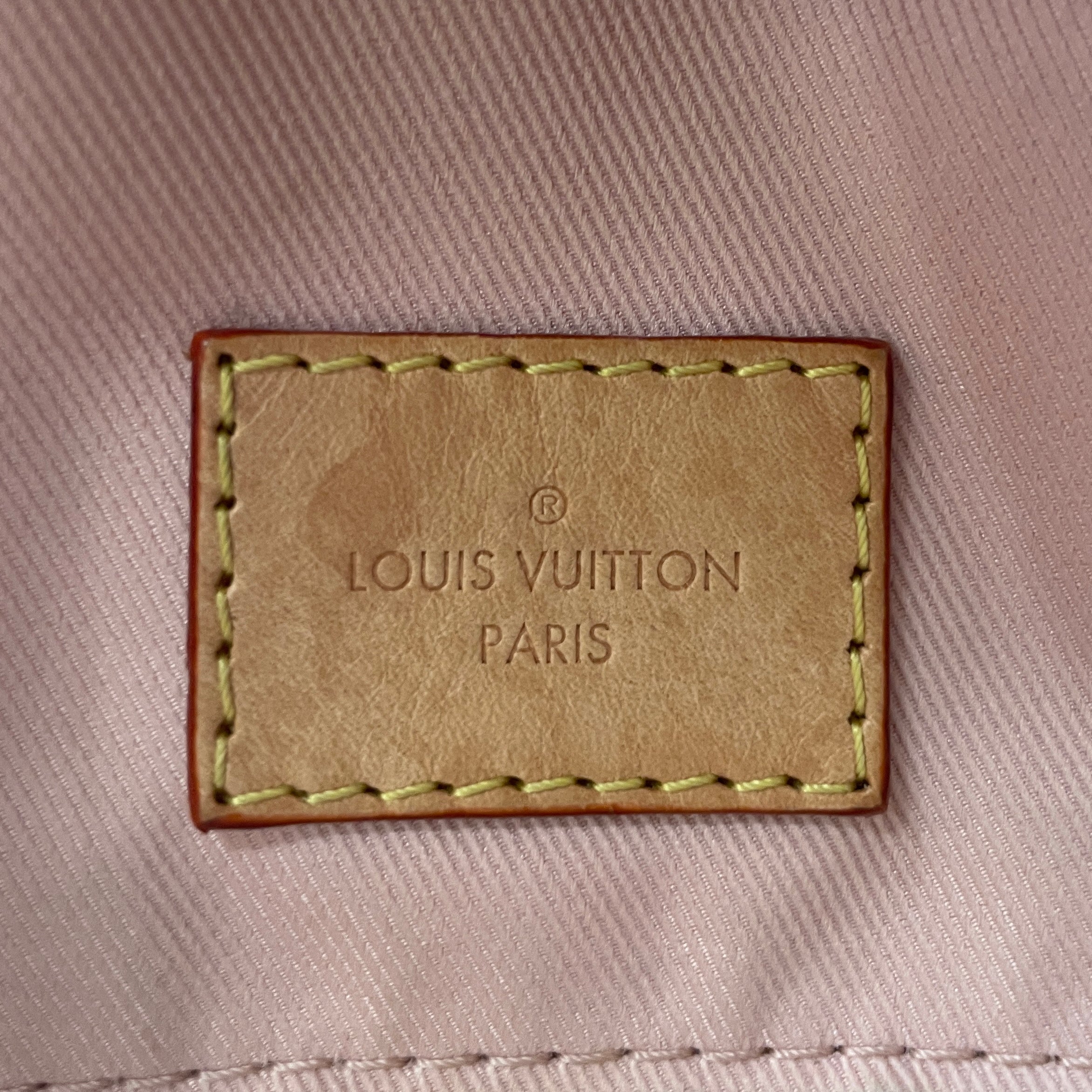 LOUIS VUITTON/Hand Bag/Border/Leather/BEG/graceful damier