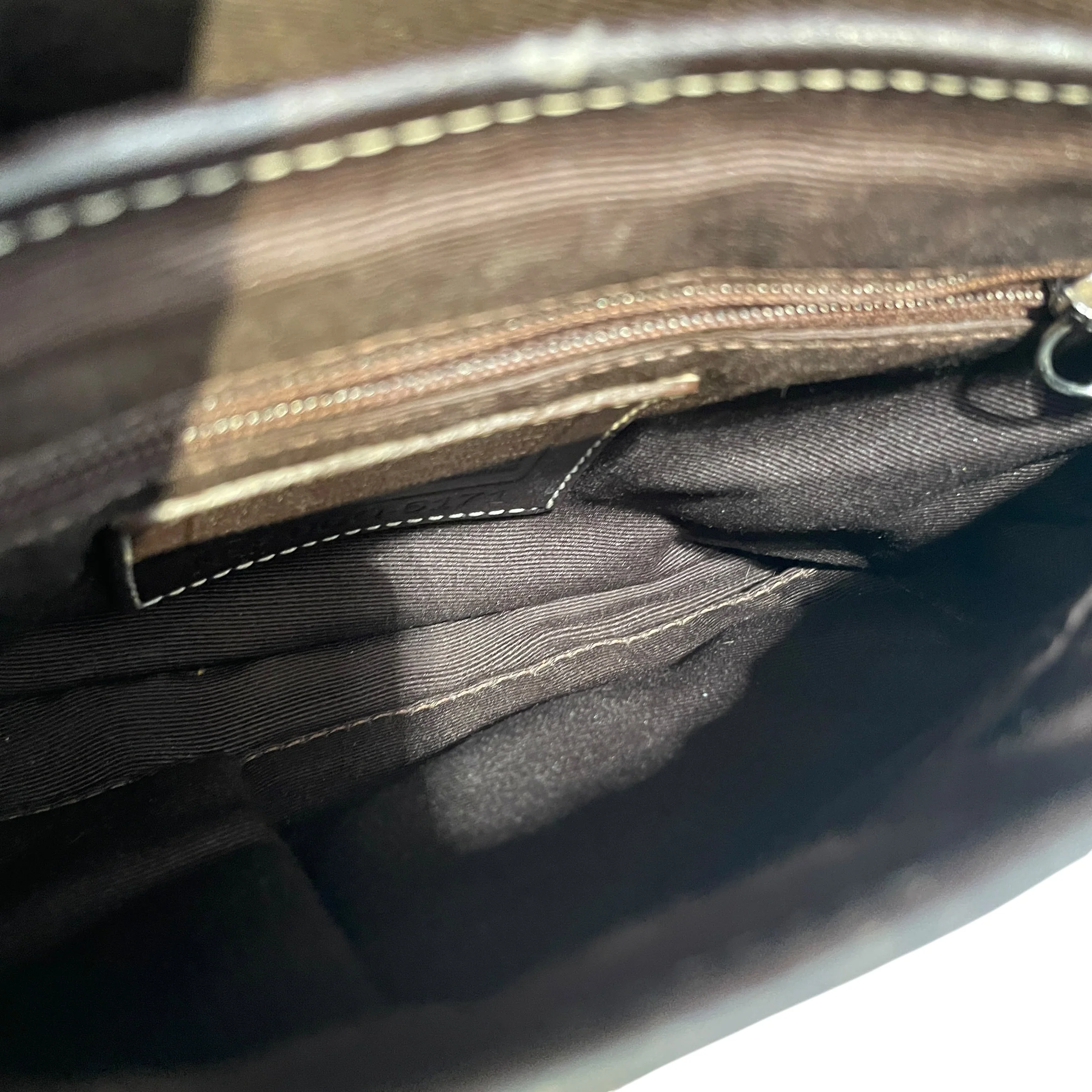 COACH/Hand Bag/Monogram/Cotton/CML/Soho Signature