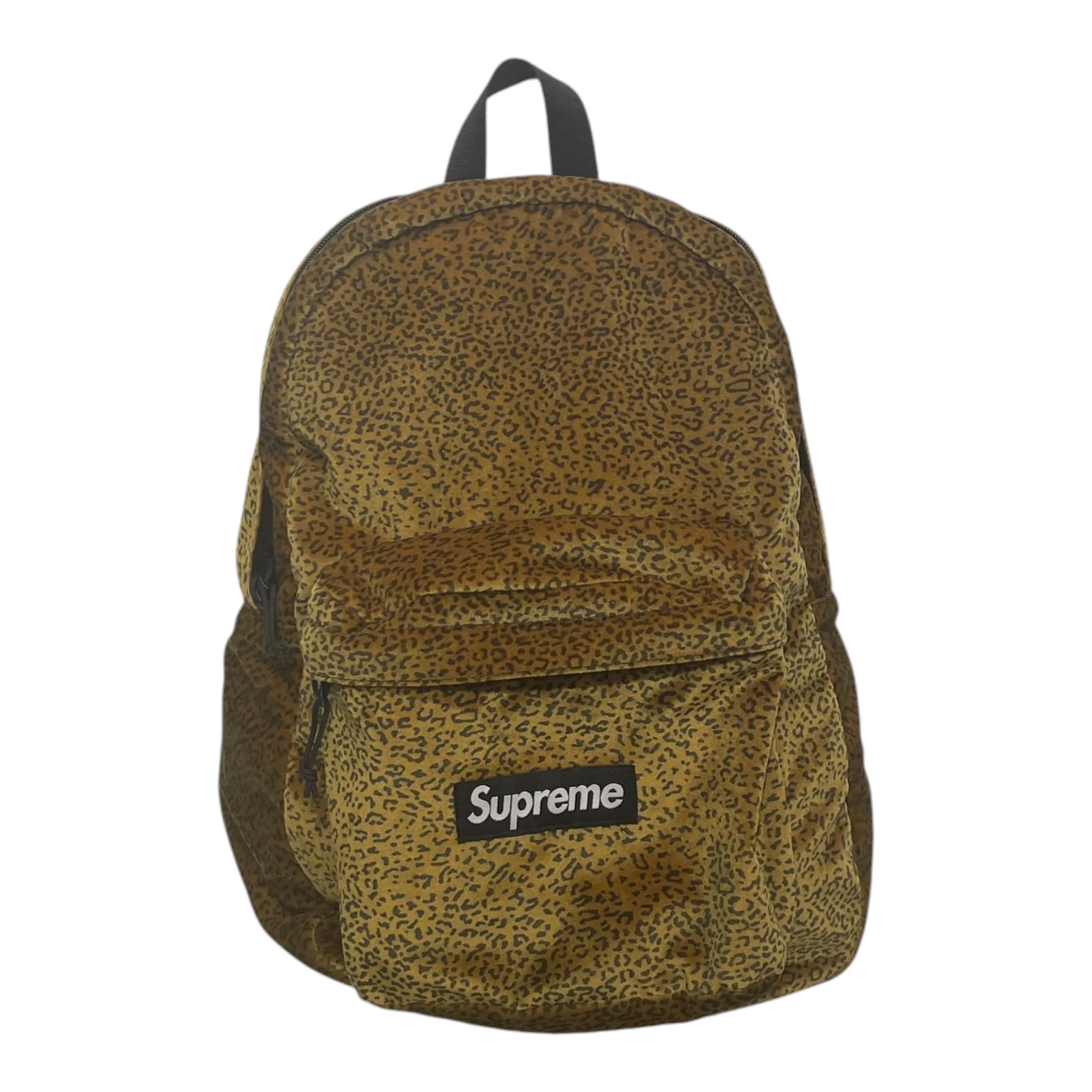 Supreme/Backpack/Leopard/Cotton/CML/BOGO FRONT CHEETAH PRINT