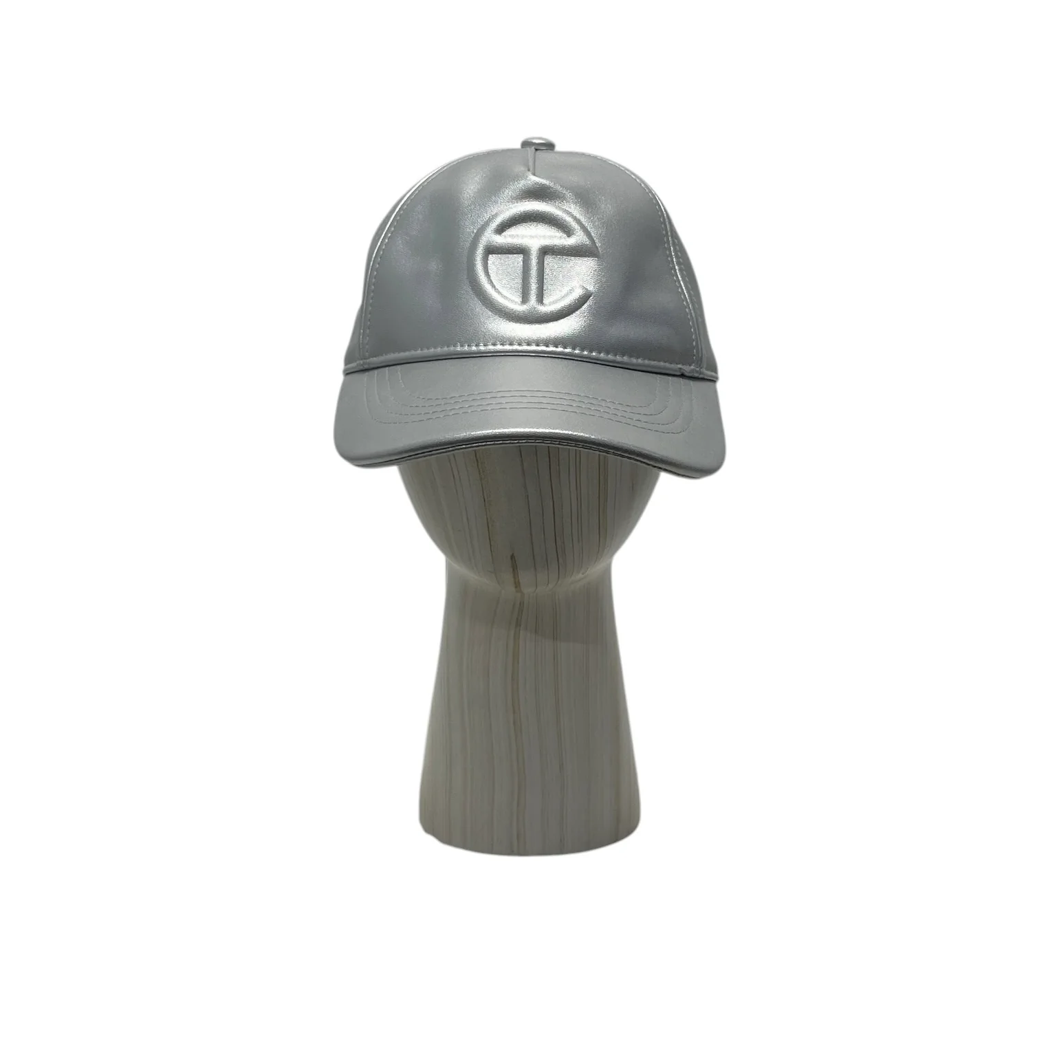 Telfar/Cap/OS/Leather/SLV/TELFAR EMBOSSED HAT