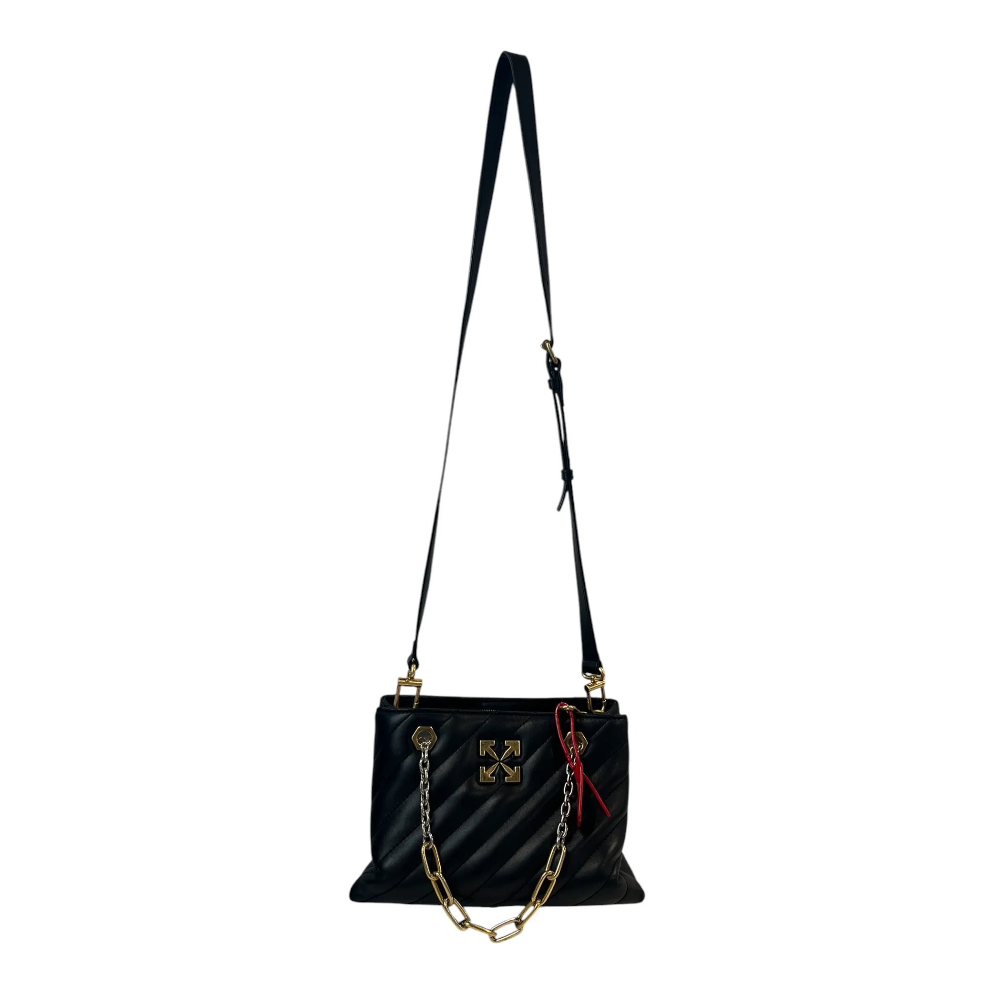 OFF-WHITE/Bag/Leather/BLK/JACKHAMMER SHOULDER BAG