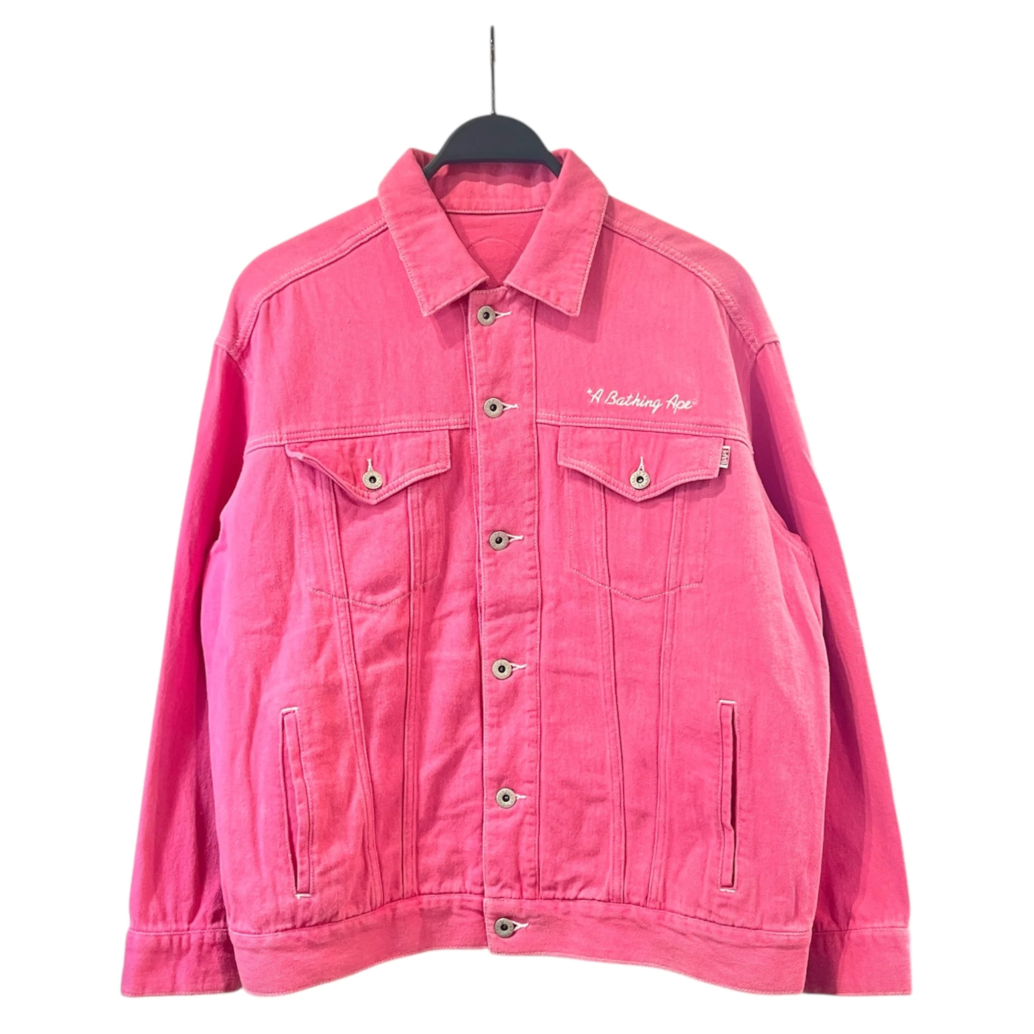 BAPE/Denim Jkt/Pink/Cotton/001LJI802002L