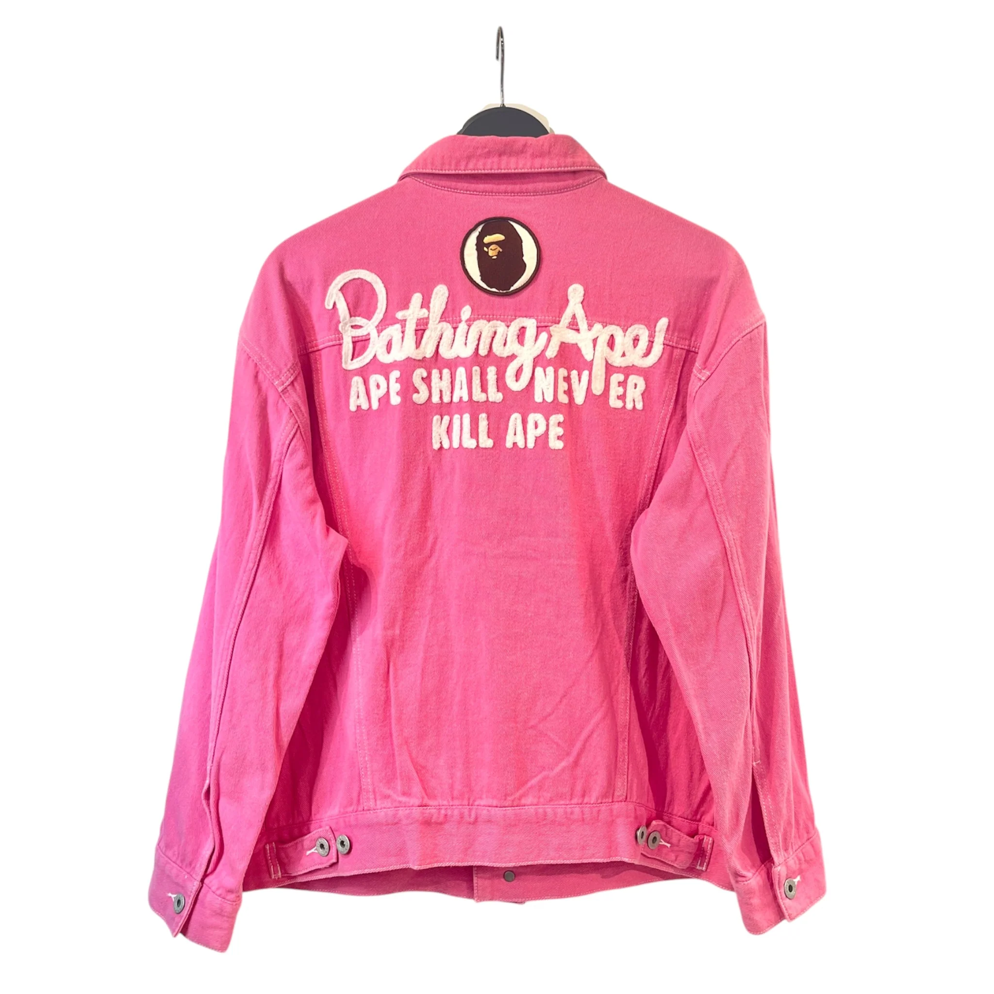 BAPE/Denim Jkt/Pink/Cotton/001LJI802002L