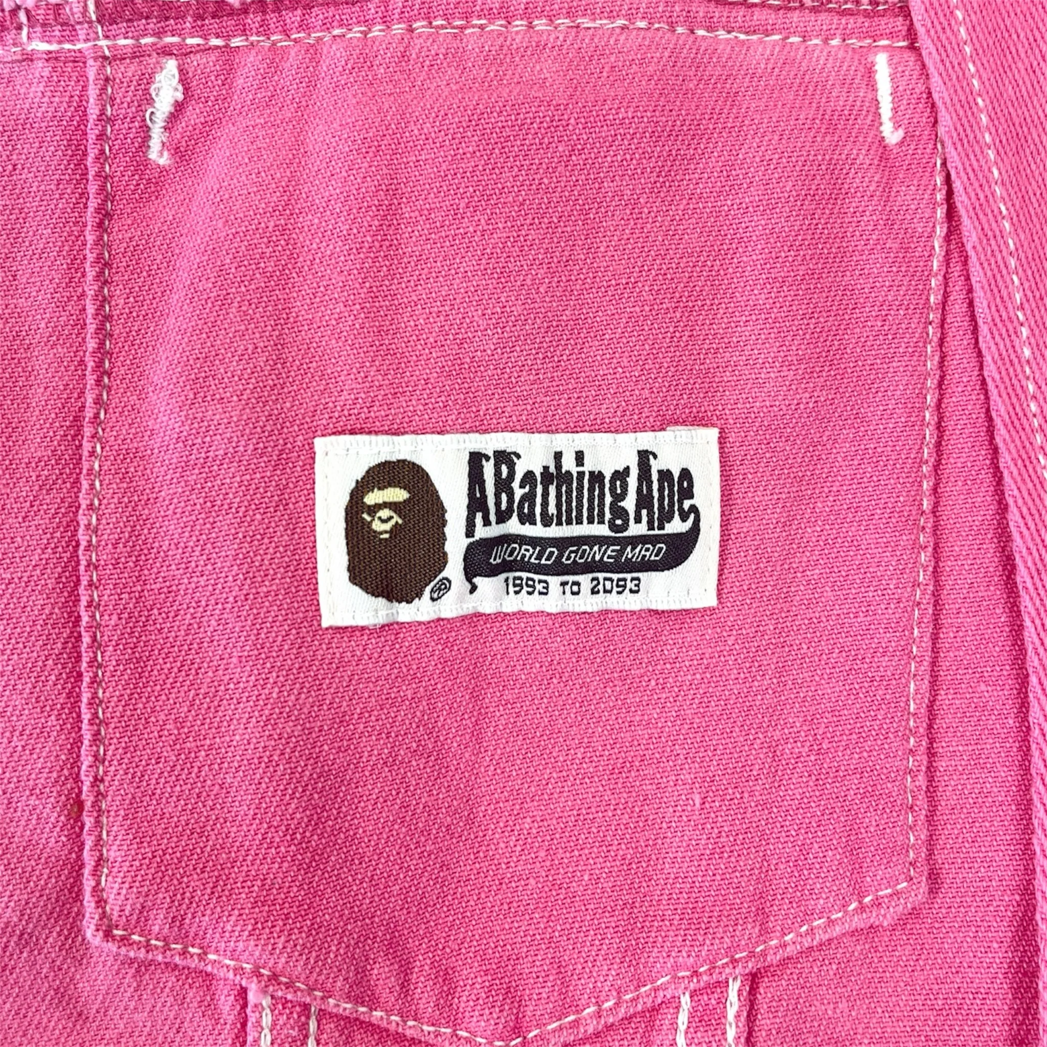 BAPE/Denim Jkt/Pink/Cotton/001LJI802002L