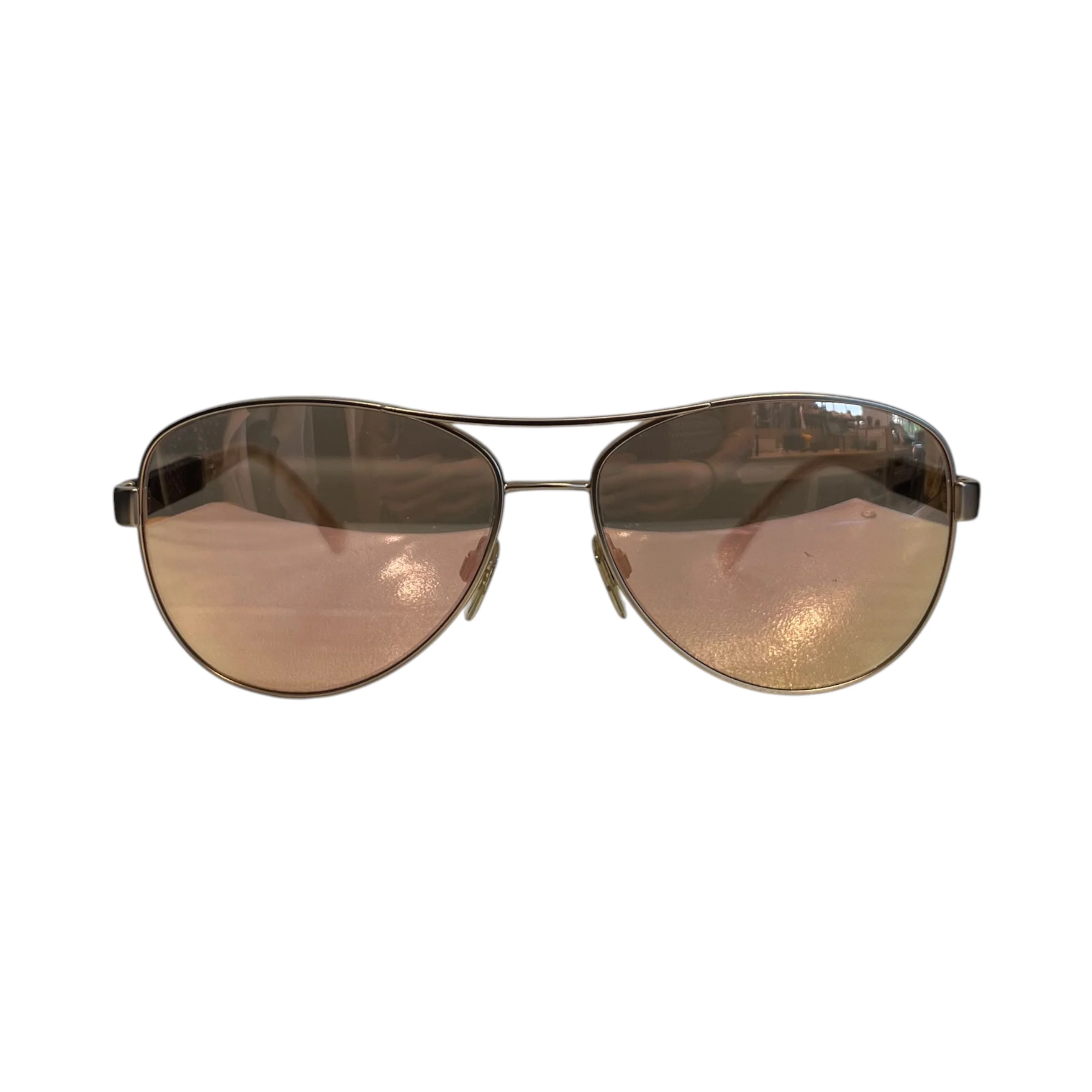 BURBERRY/Sunglasses/Metal/GLD/