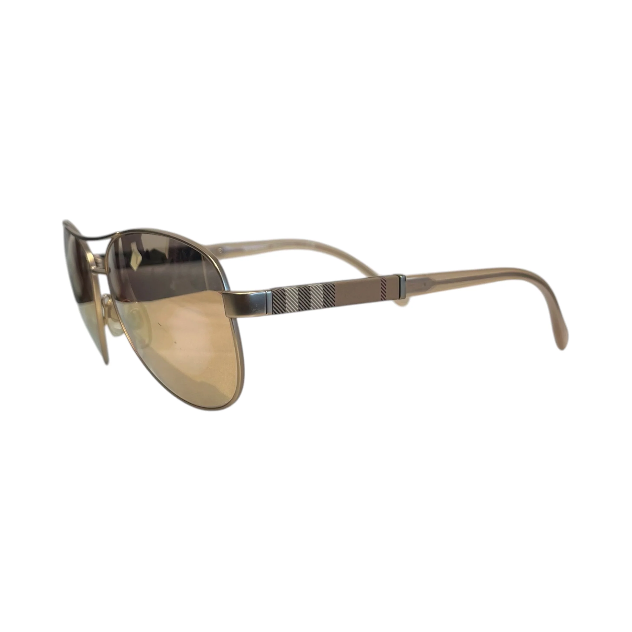 BURBERRY/Sunglasses/Metal/GLD/