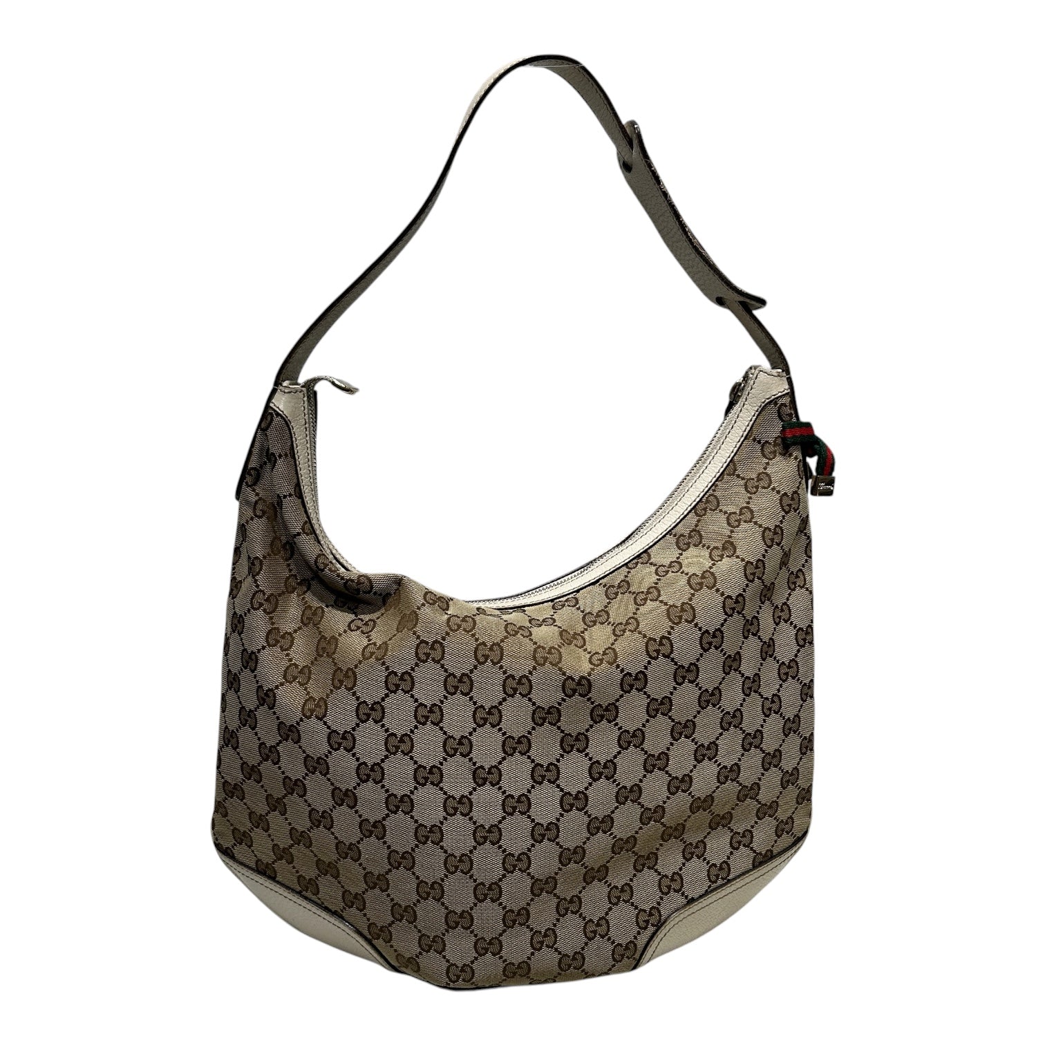GUCCI/Hand Bag/Monogram/CML/Hobo Bag Cream/Monogram