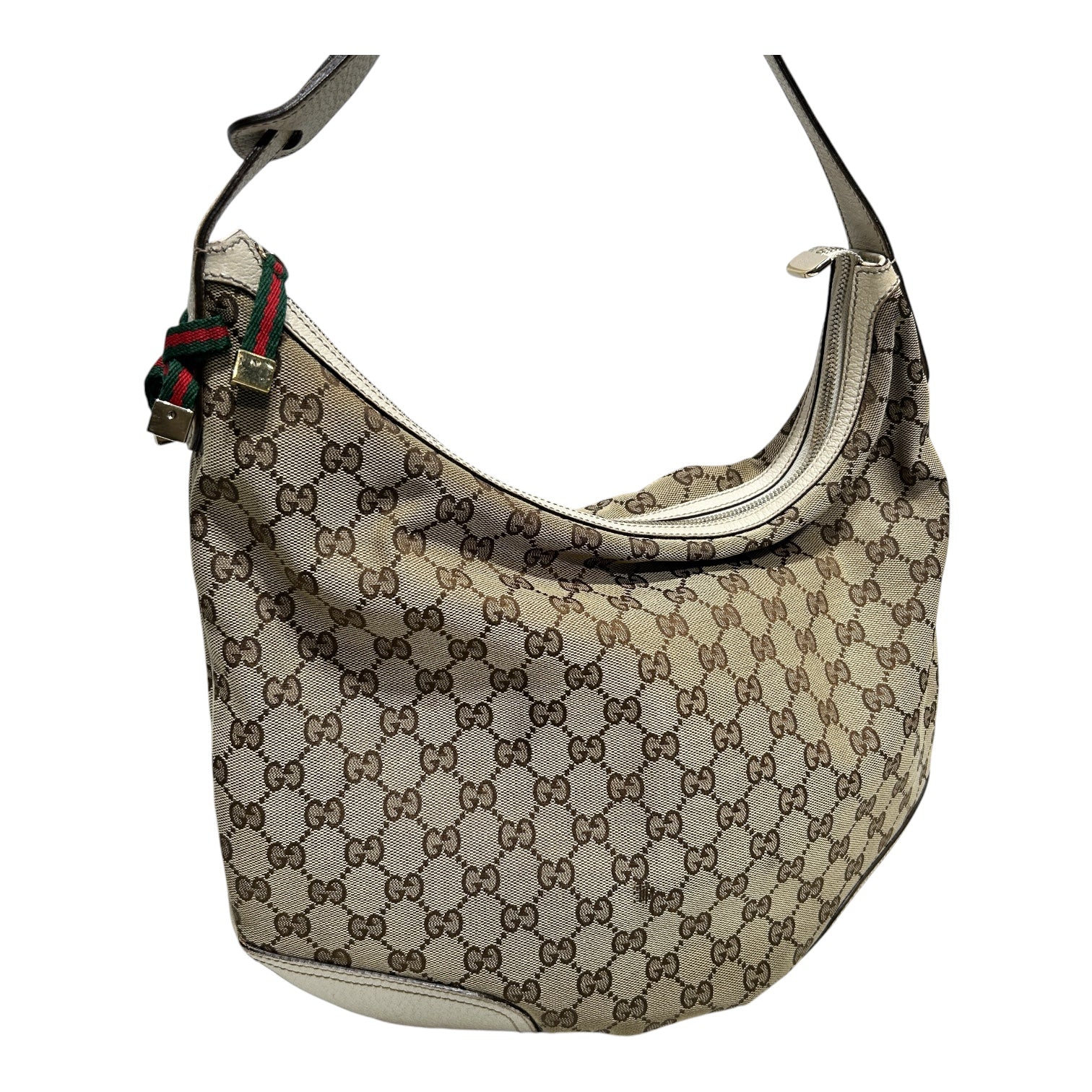 GUCCI/Hand Bag/Monogram/CML/Hobo Bag Cream/Monogram