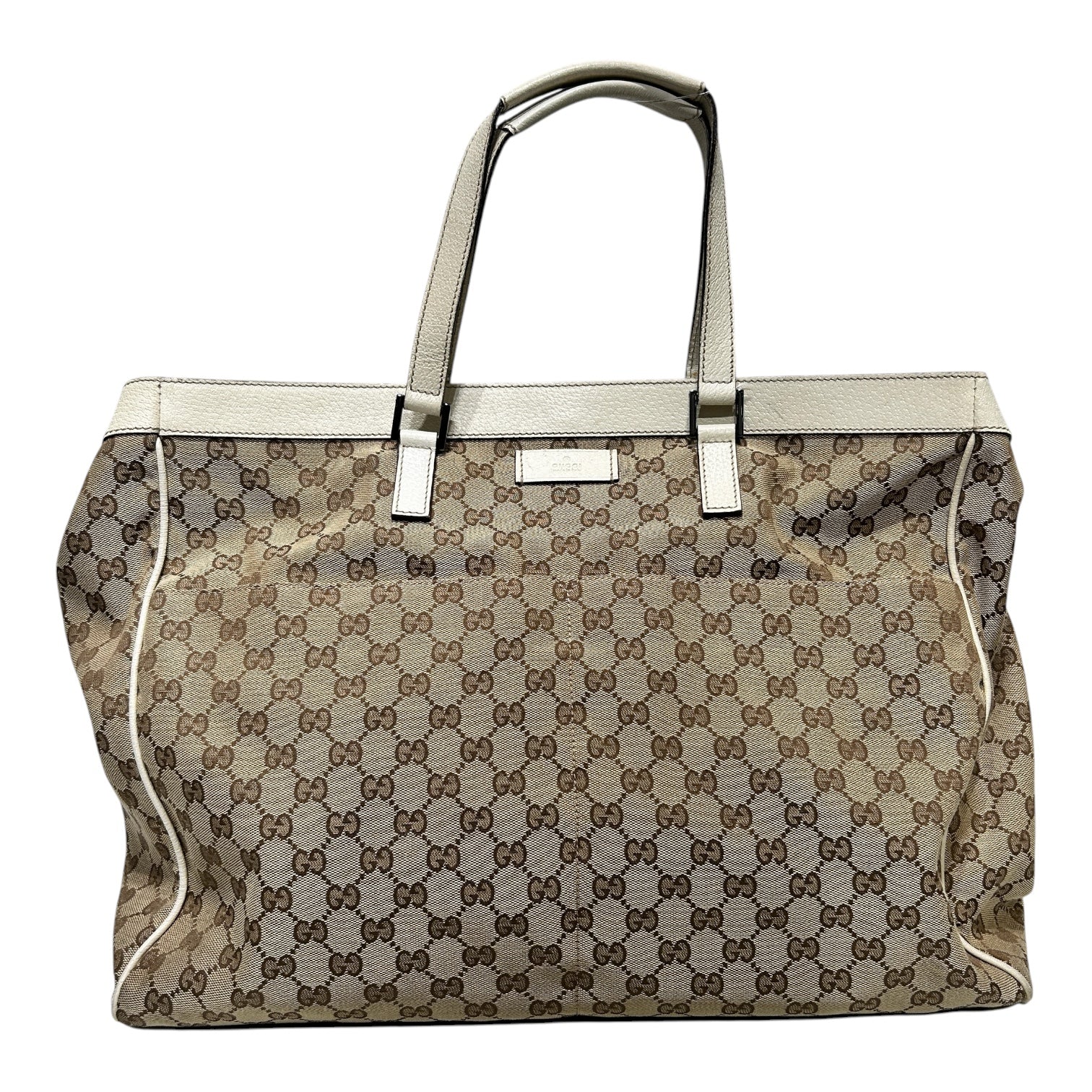 GUCCI/Tote Bag/Monogram/CML/Large Monogram Tote w Pockets