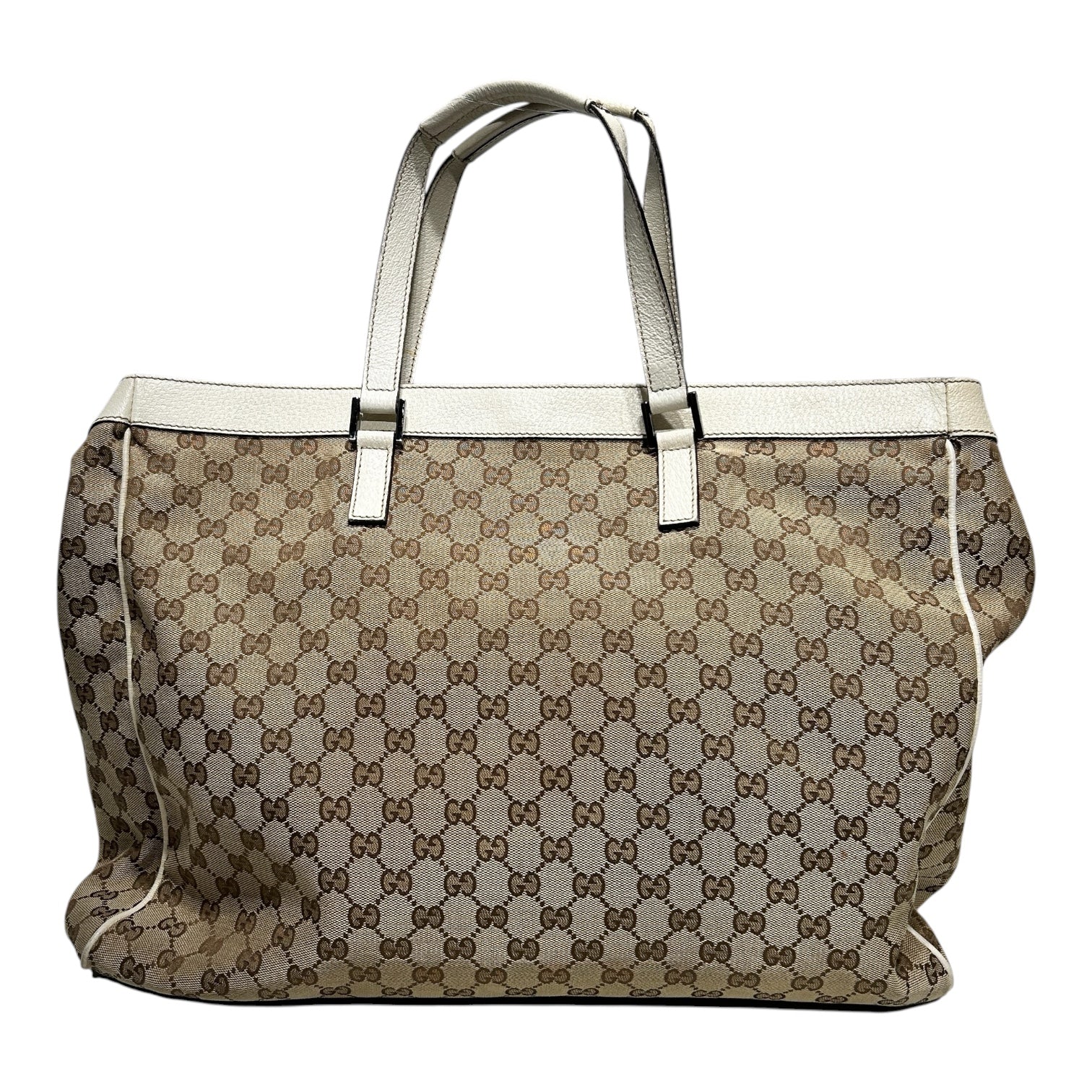 GUCCI/Tote Bag/Monogram/CML/Large Monogram Tote w Pockets