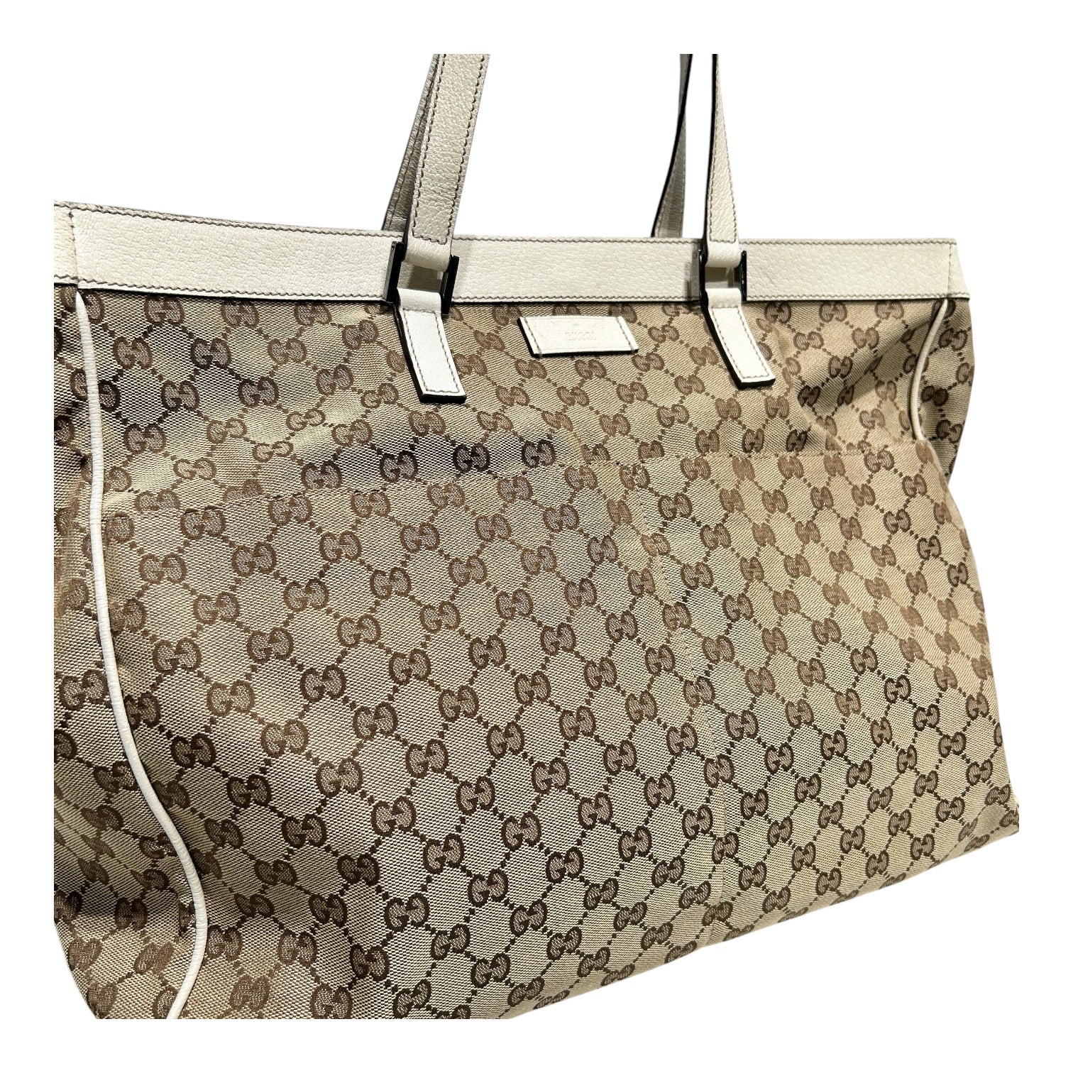 GUCCI/Tote Bag/Monogram/CML/Large Monogram Tote w Pockets
