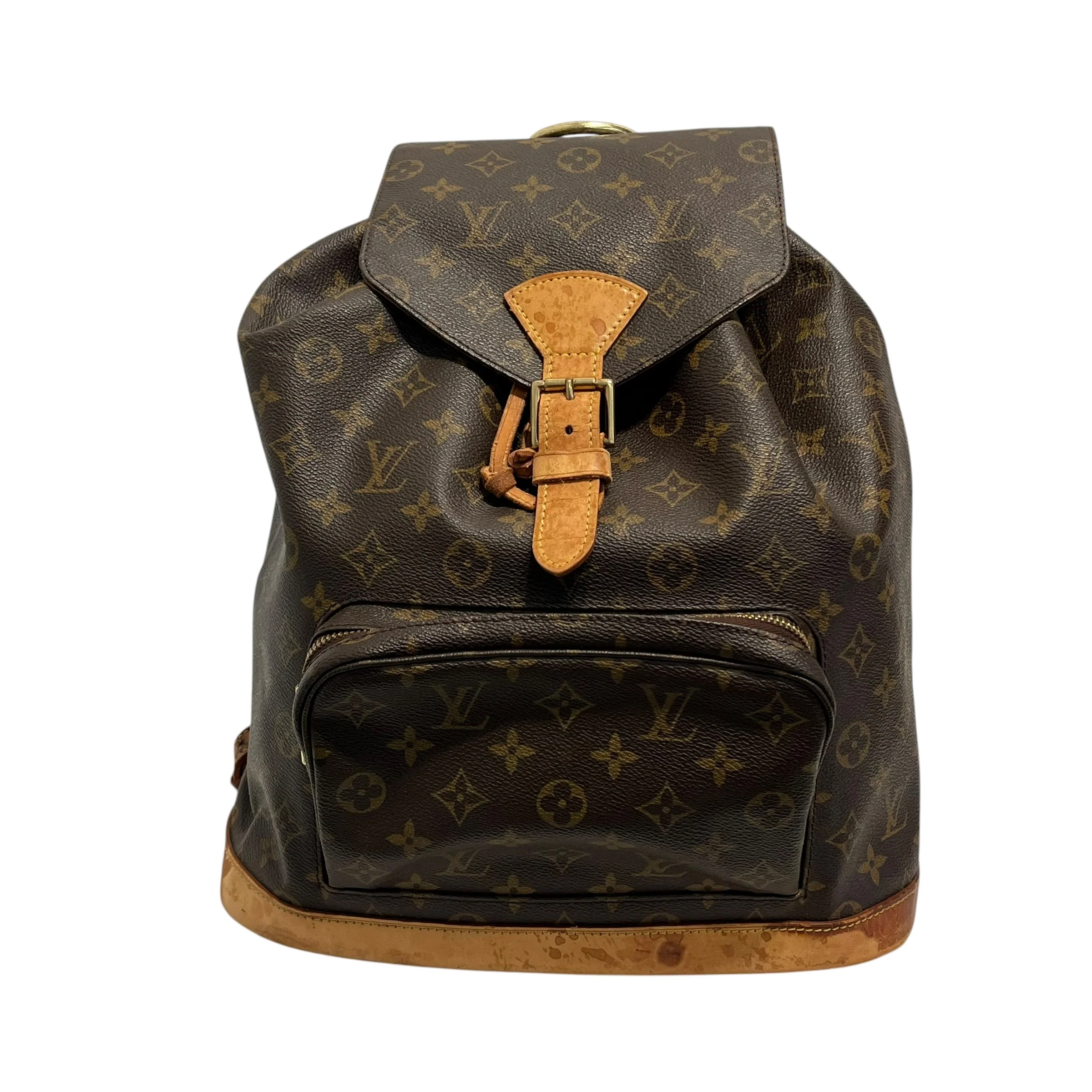 LOUIS VUITTON/Backpack/Monogram/Leather/BRW/montsouris